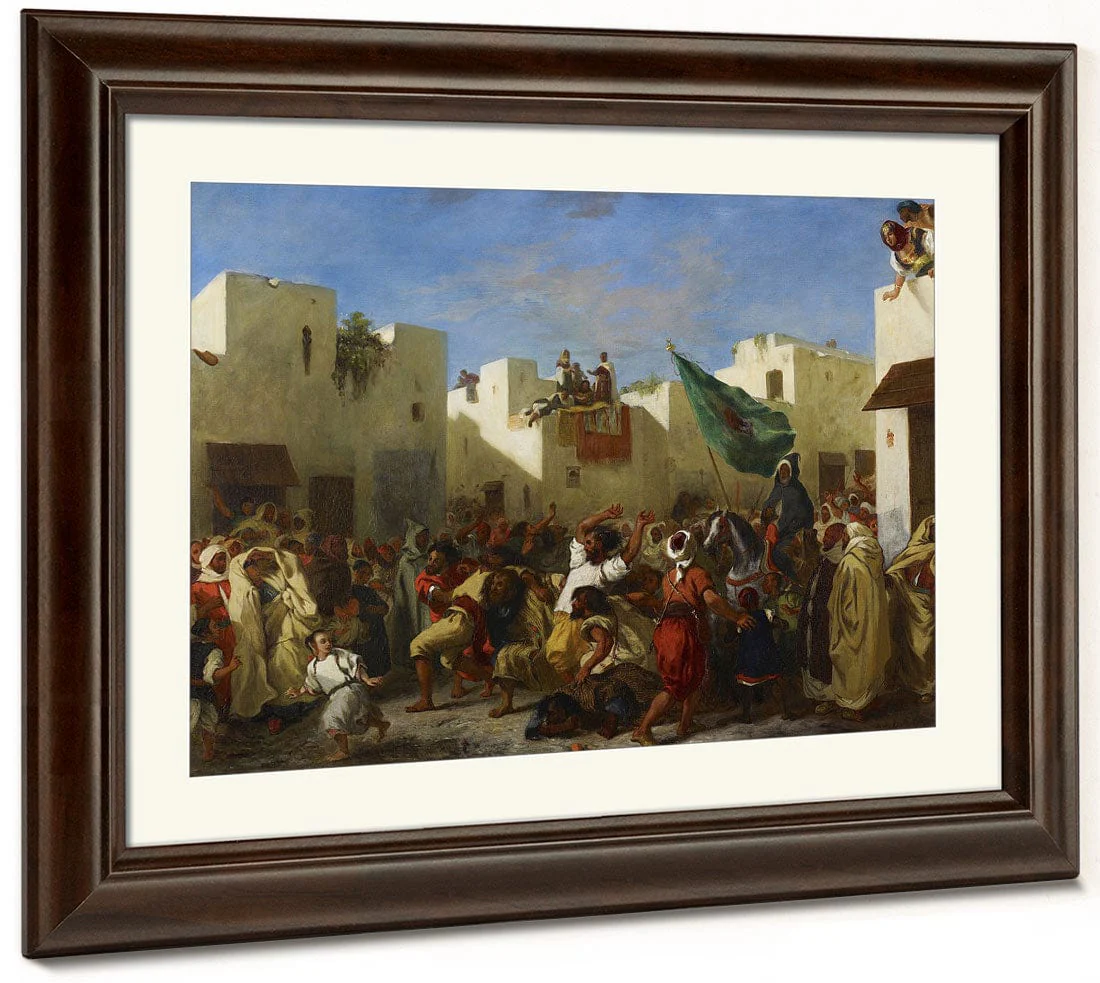 Fanatics Of Tangier By Ferdinand Victor Eugene Delacroix - Image 5
