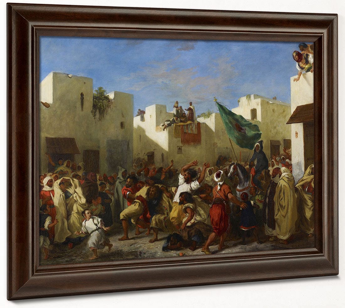 Fanatics Of Tangier By Ferdinand Victor Eugene Delacroix - Image 6