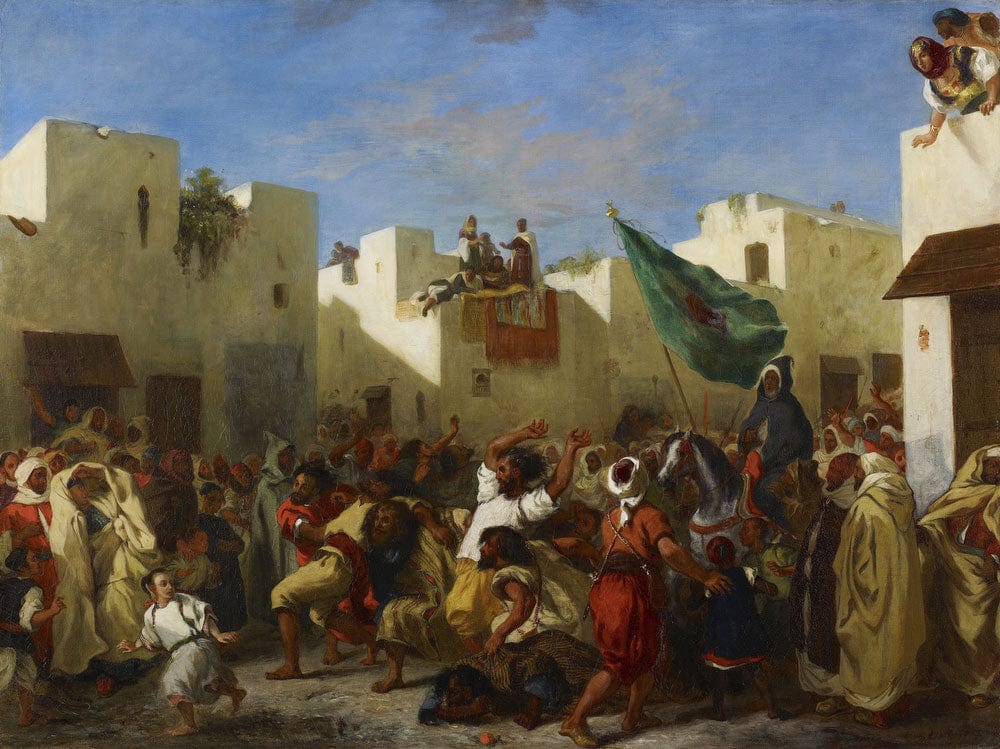 Fanatics Of Tangier By Ferdinand Victor Eugene Delacroix - Image 7