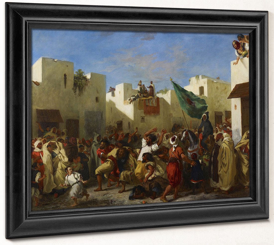 Fanatics Of Tangier By Ferdinand Victor Eugene Delacroix - Image 8