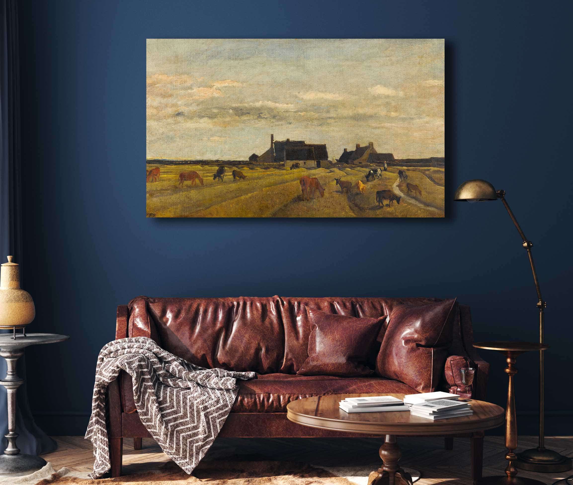 Farm At Kerity Brittany by Charles Francois Daubigny - Image 4