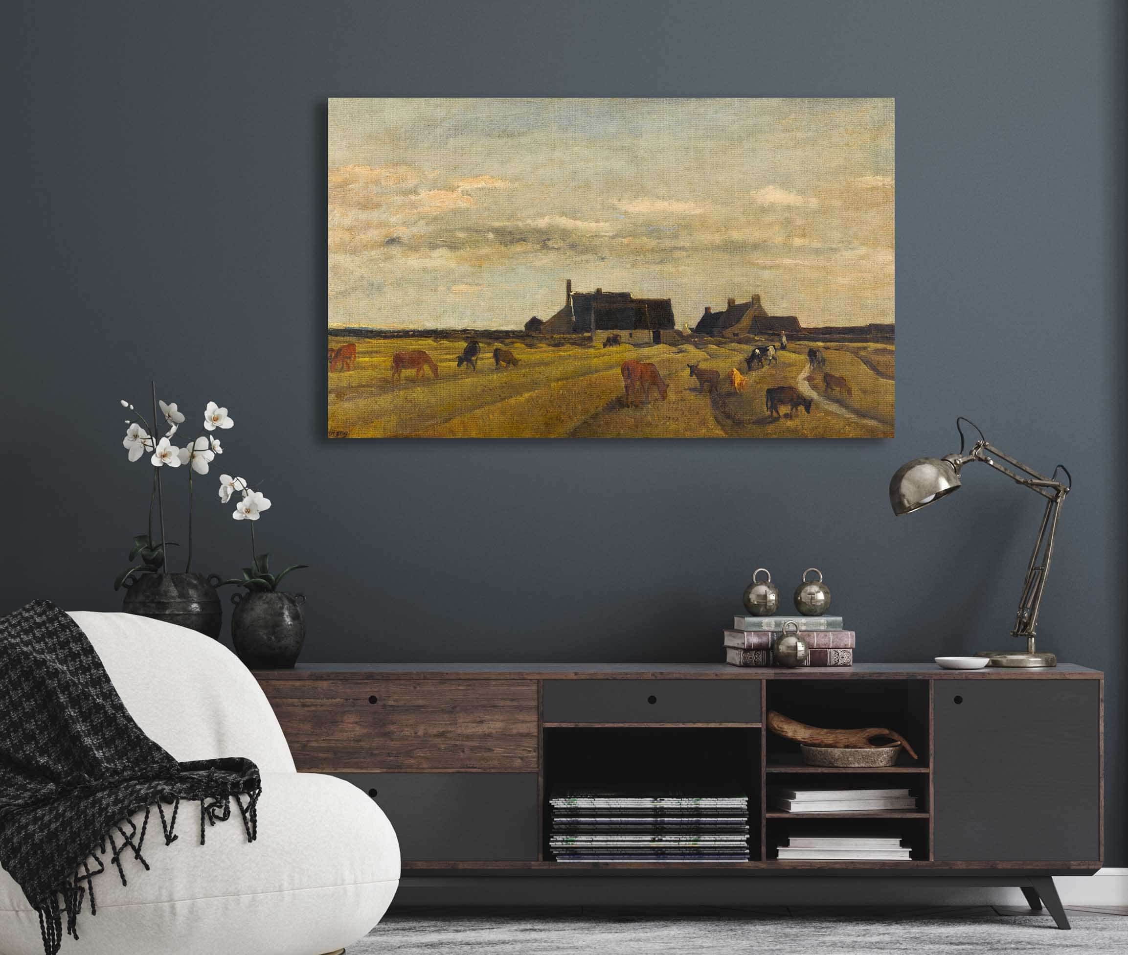 Farm At Kerity Brittany by Charles Francois Daubigny - Image 5