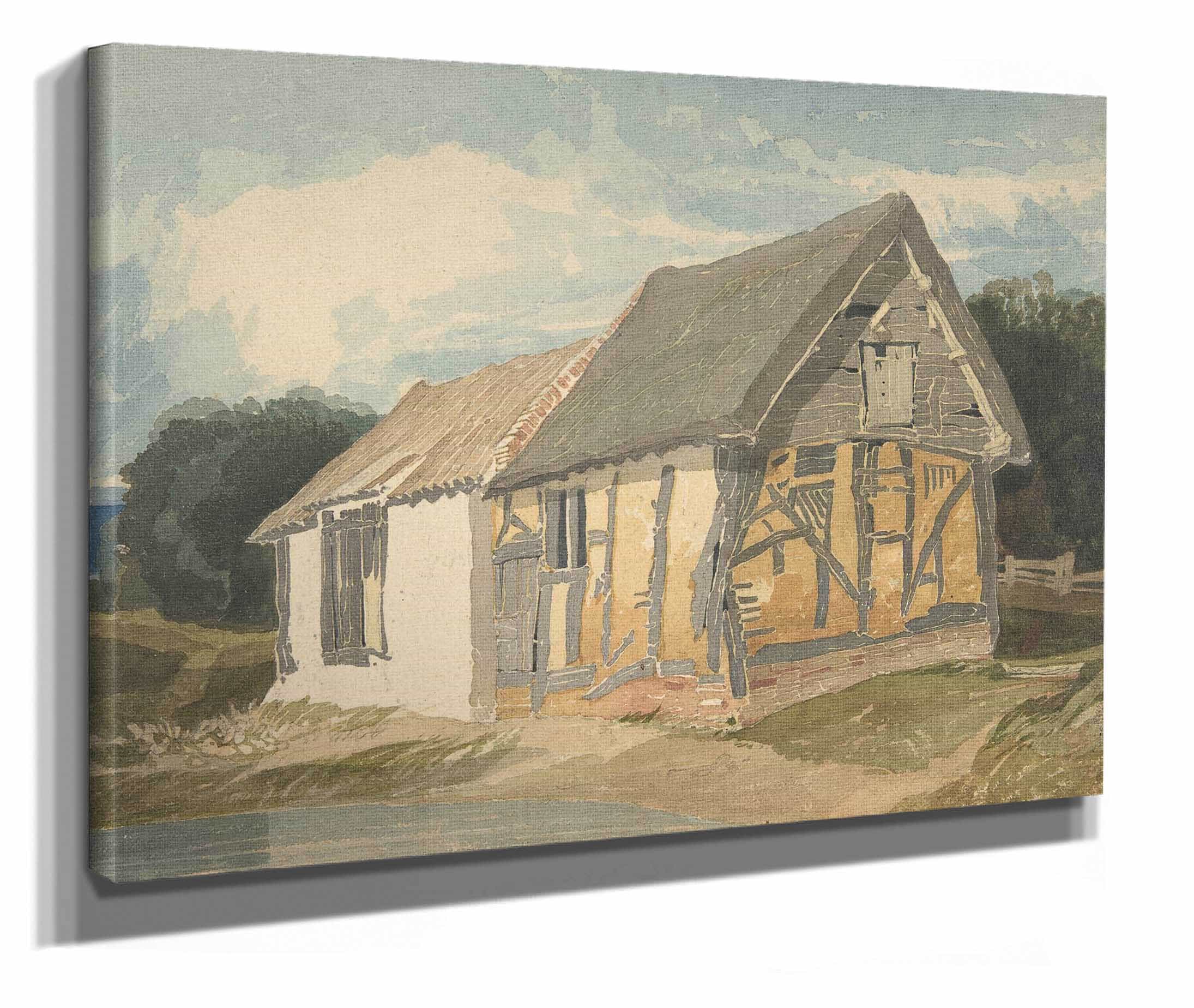Farm Building By A Pond by John Sell Cotman - Image 2