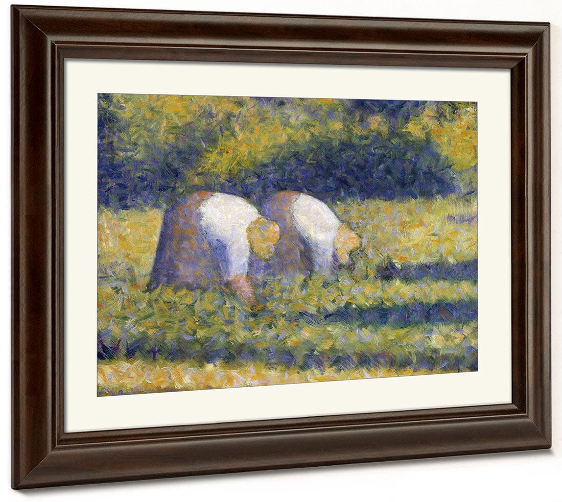 Farm Women At Work (Paysannes Au Travail) By Georges Pierre Seurat - Image 3