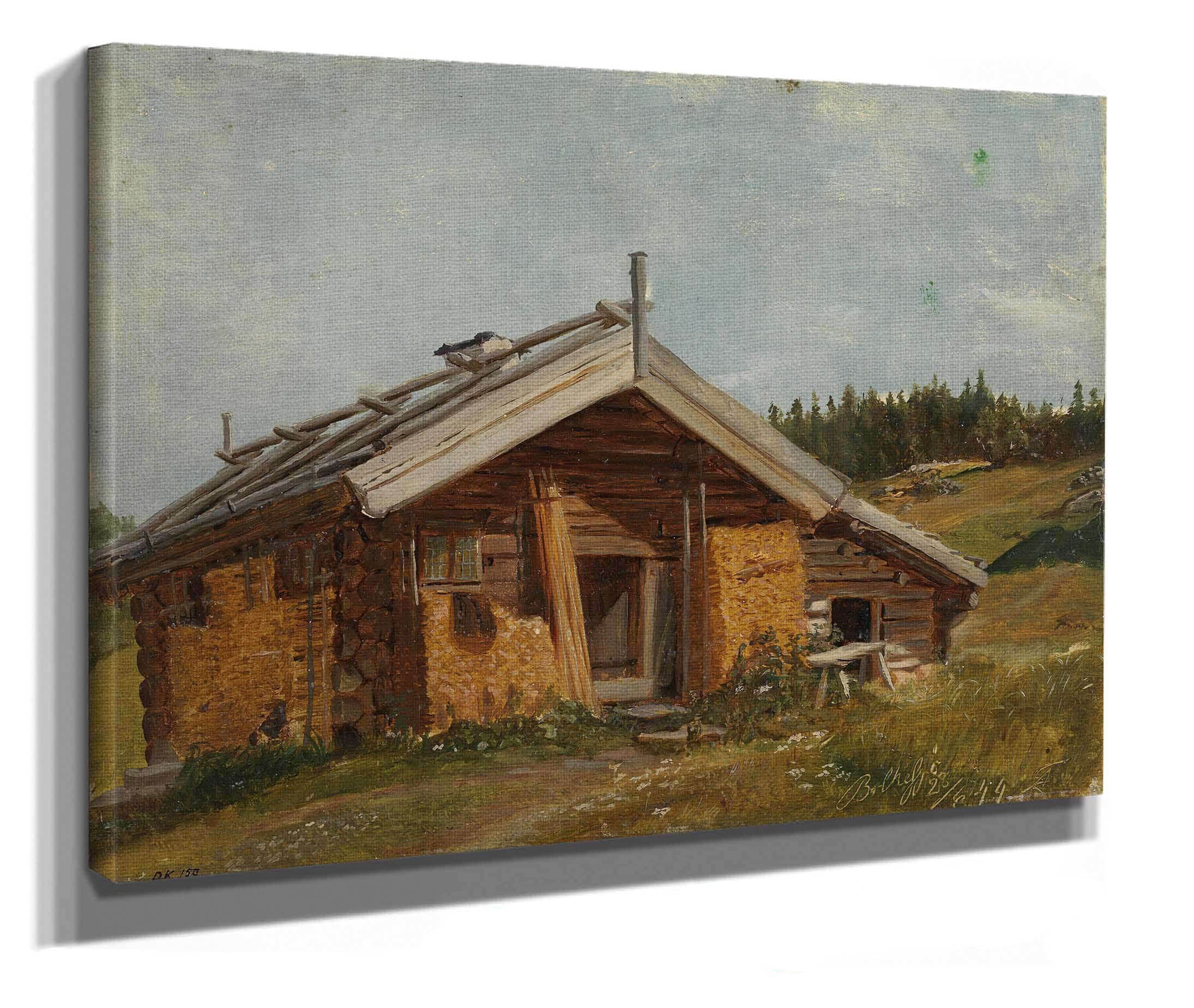 Farmhouse At Bolkesjo by Adolph Tidemand - Image 2