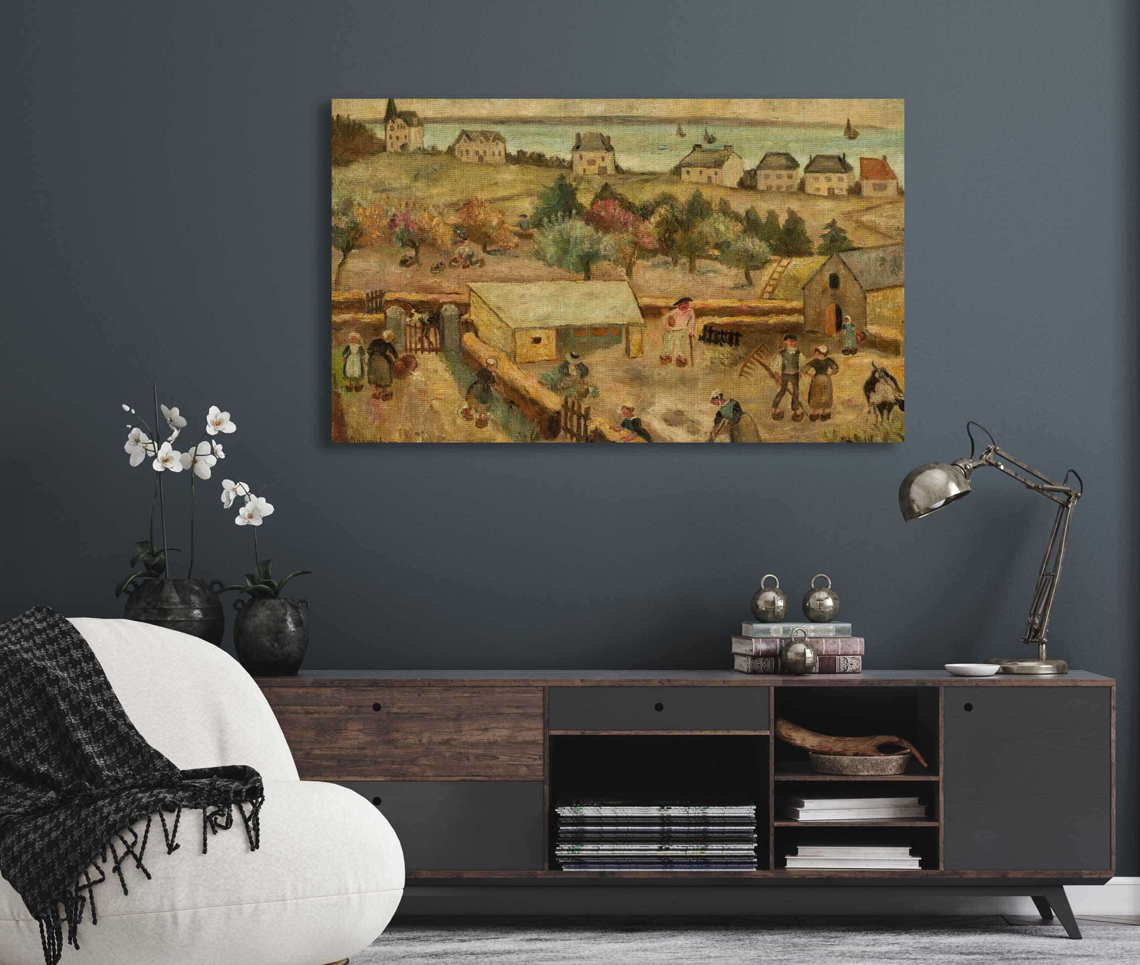 Farmhouse In Keranquernat by Tadeusz Makowski - Image 5