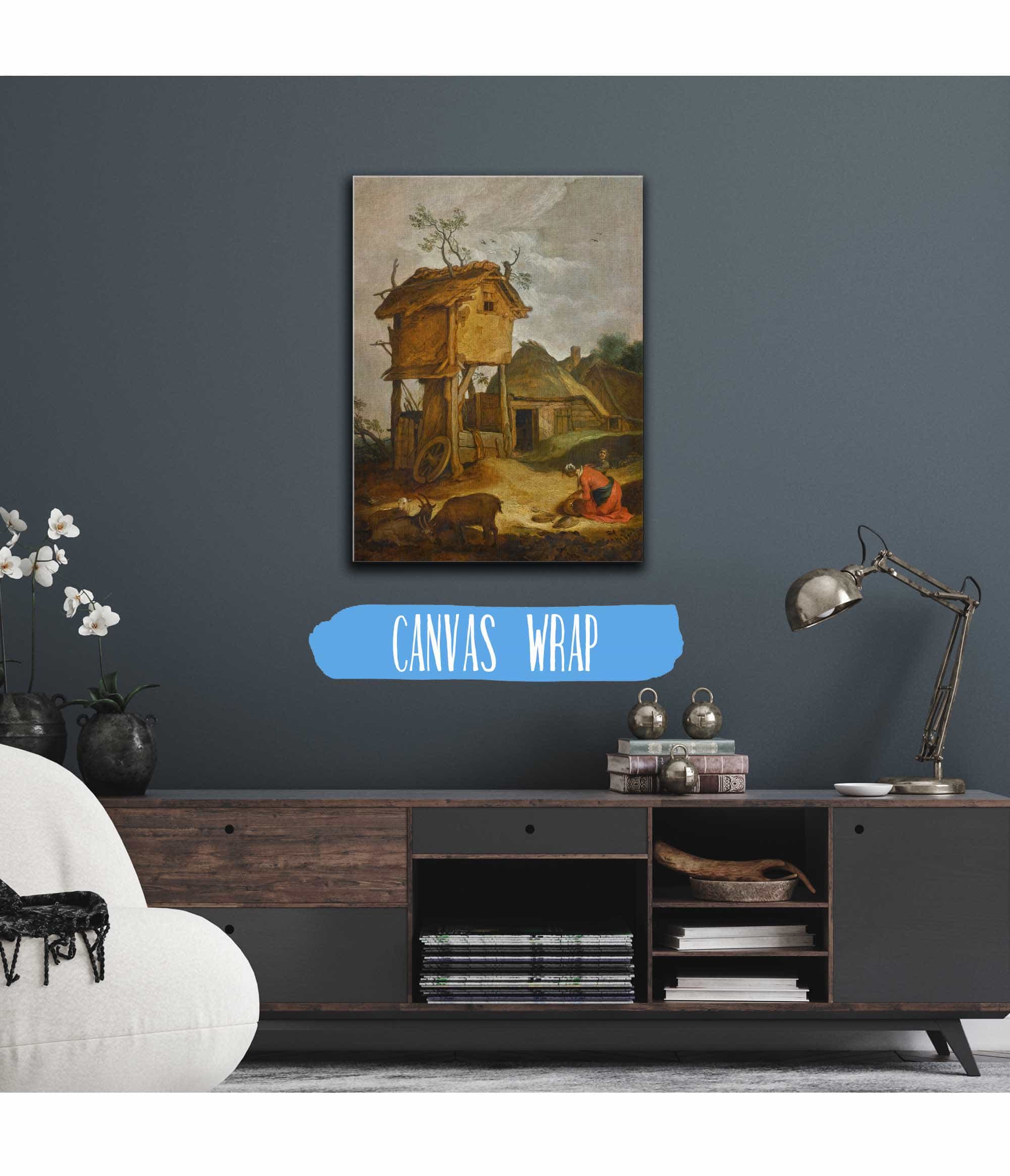 Farmyard With Dovecote by Abraham Bloemaert - Image 3