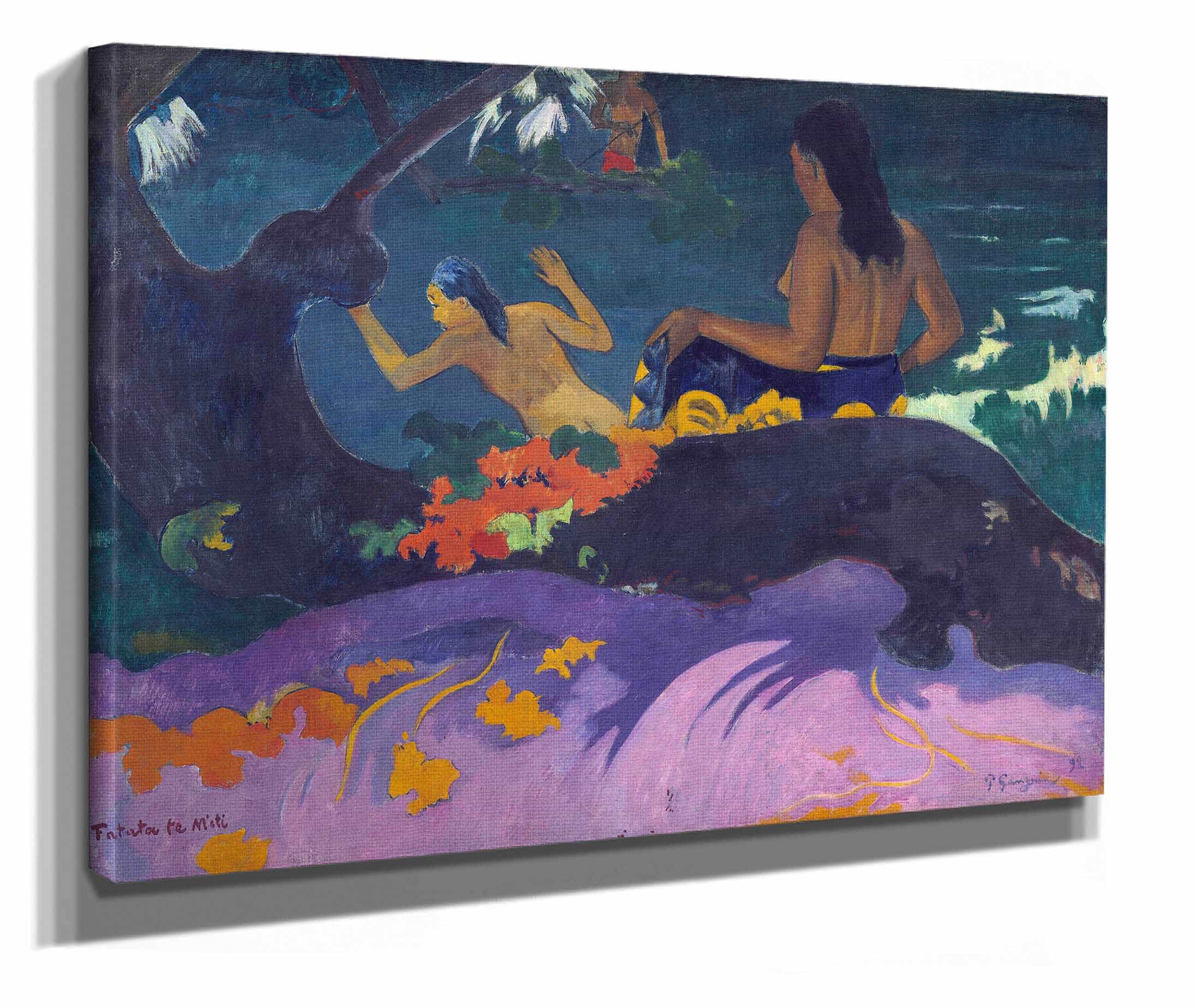Fatata Te Miti By The Sea by Paul Gauguin - Image 2