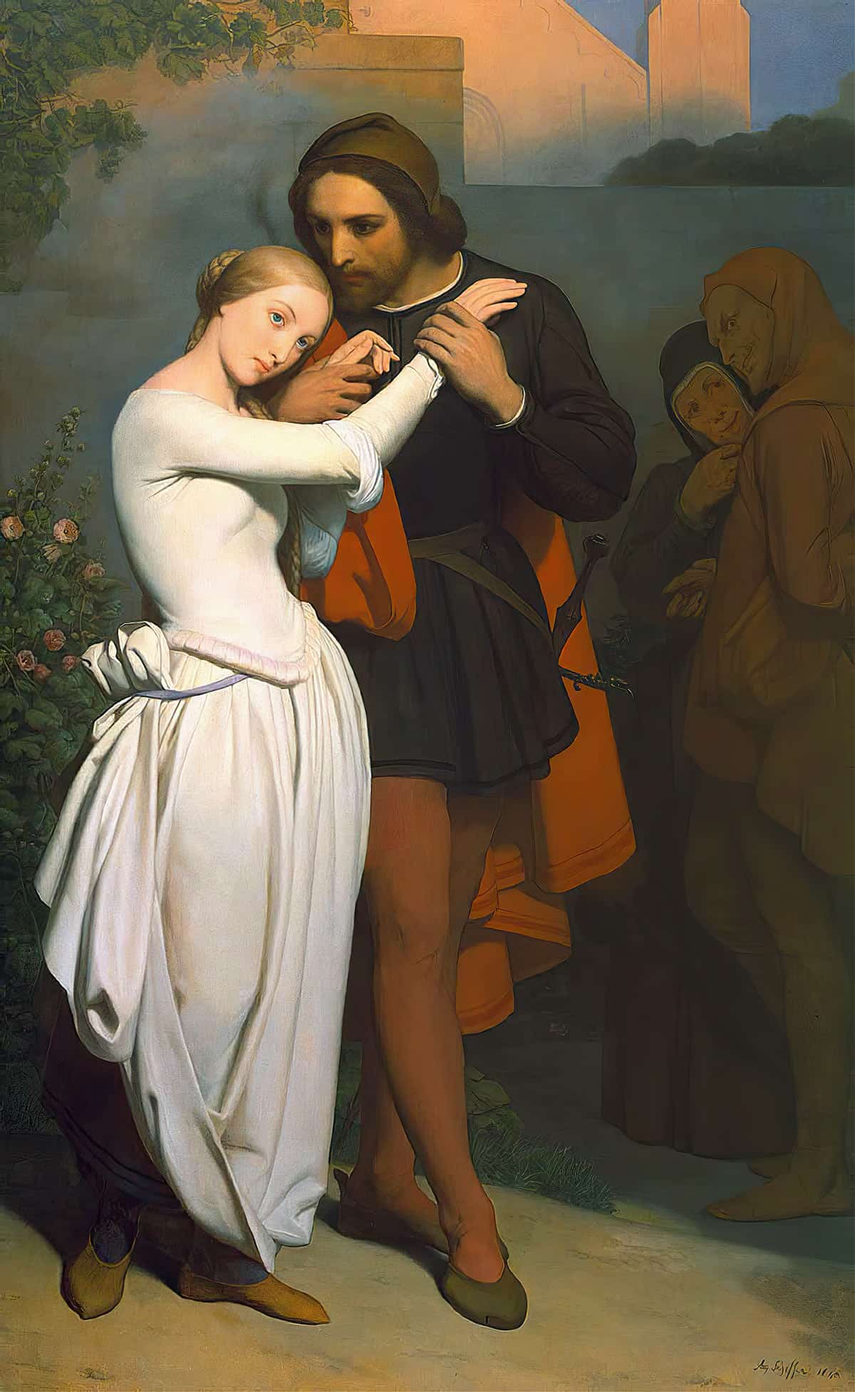 Faust And Marguerite In The Garden by Ary Scheffer - Image 3