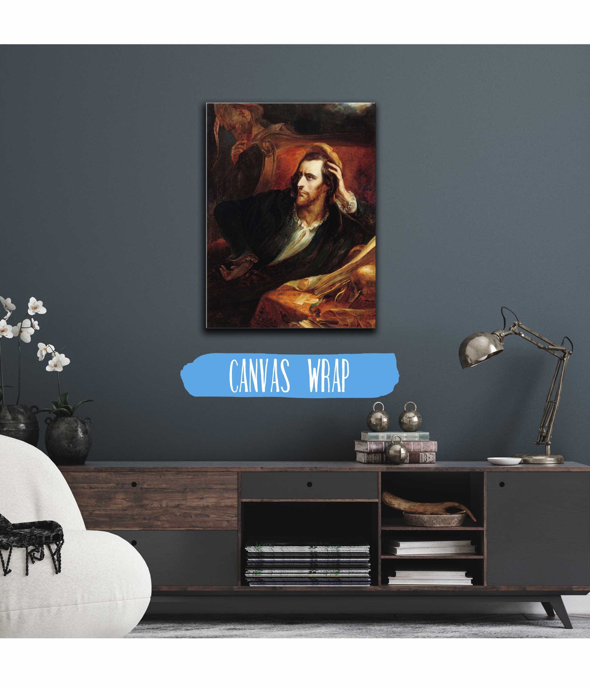 Faust In His Cabinet by Ary Scheffer - Image 3