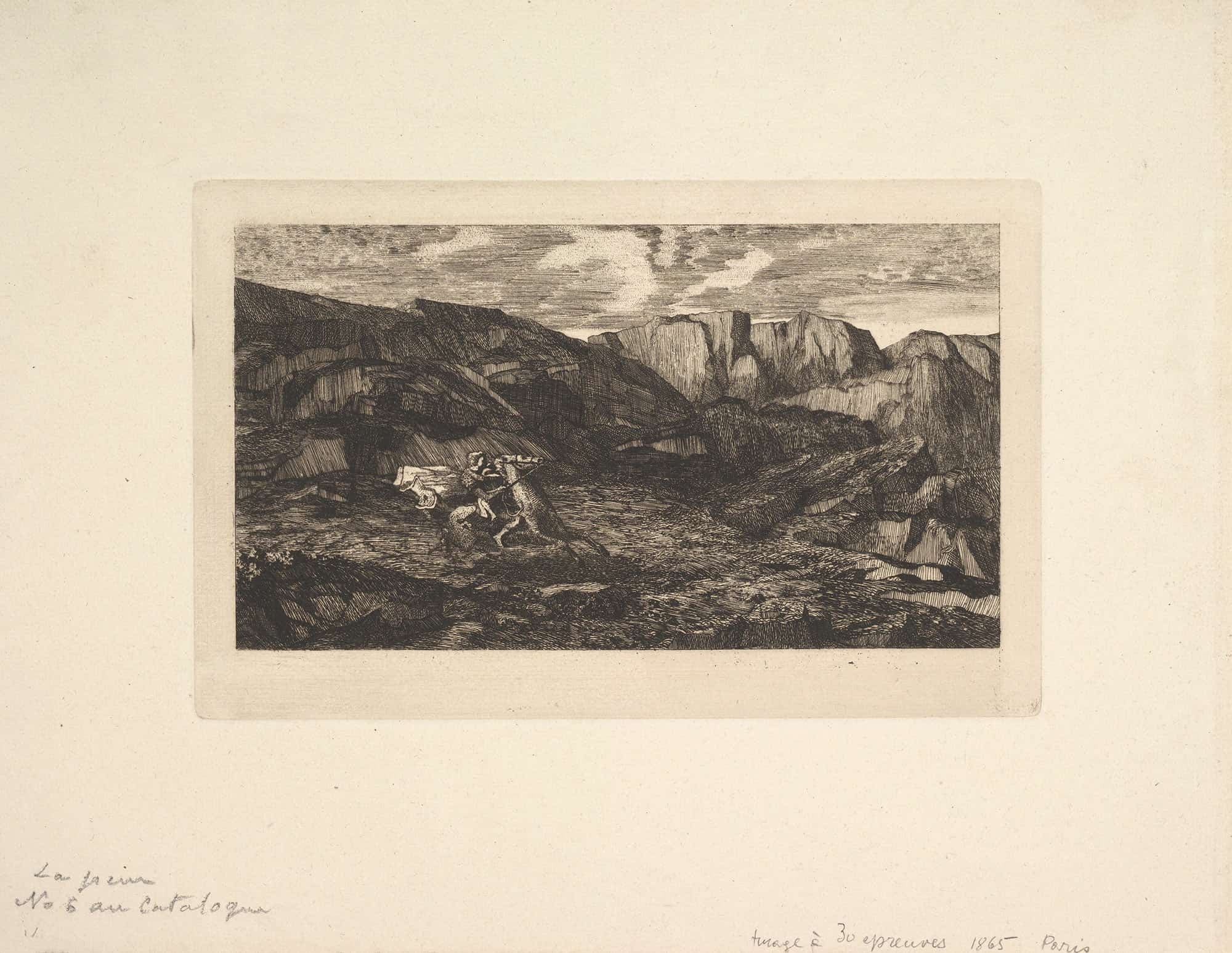 Fear by Odilon Redon