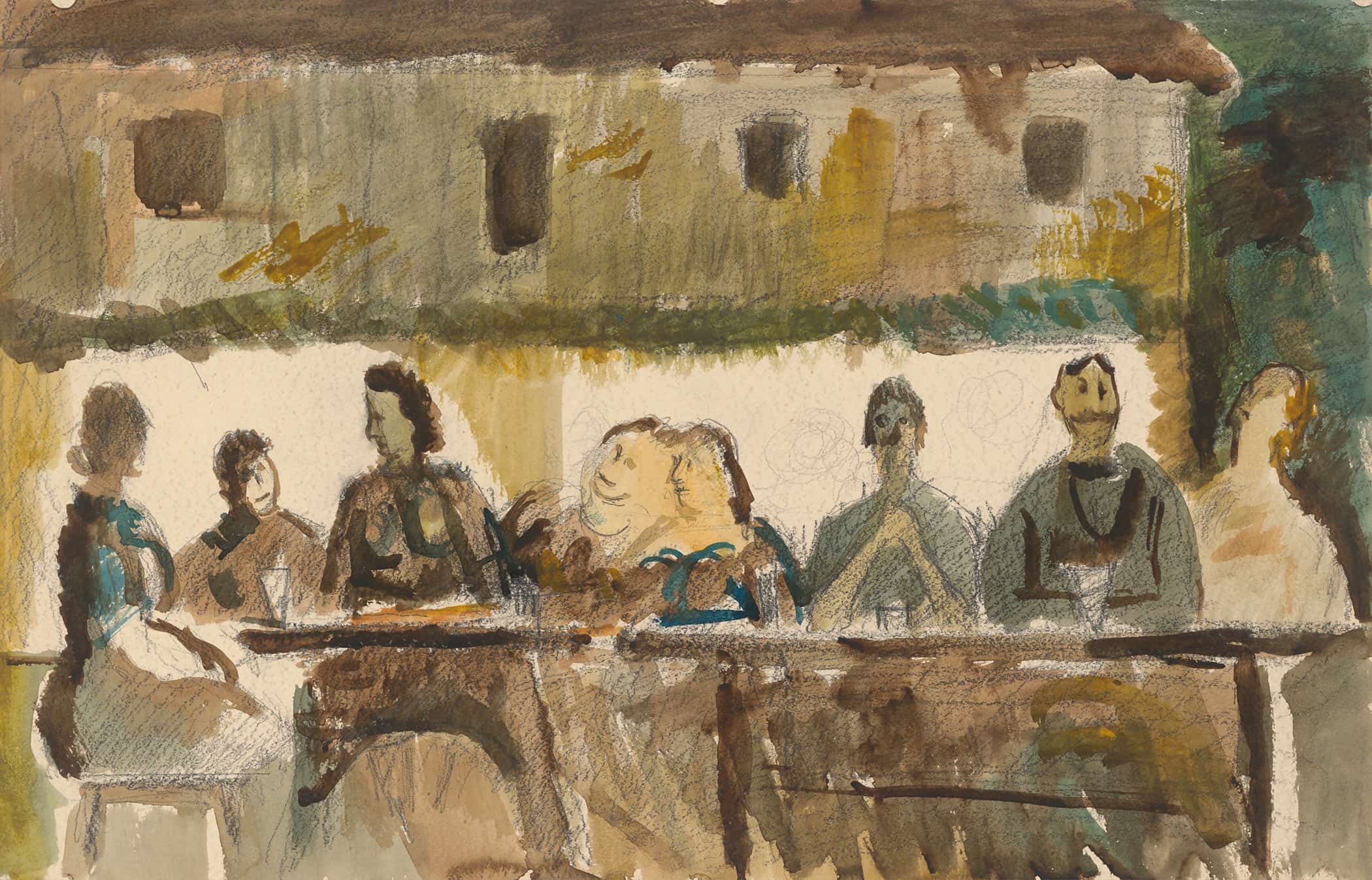 Feast In Front Of The House by Cyprian Majernik - Image 2