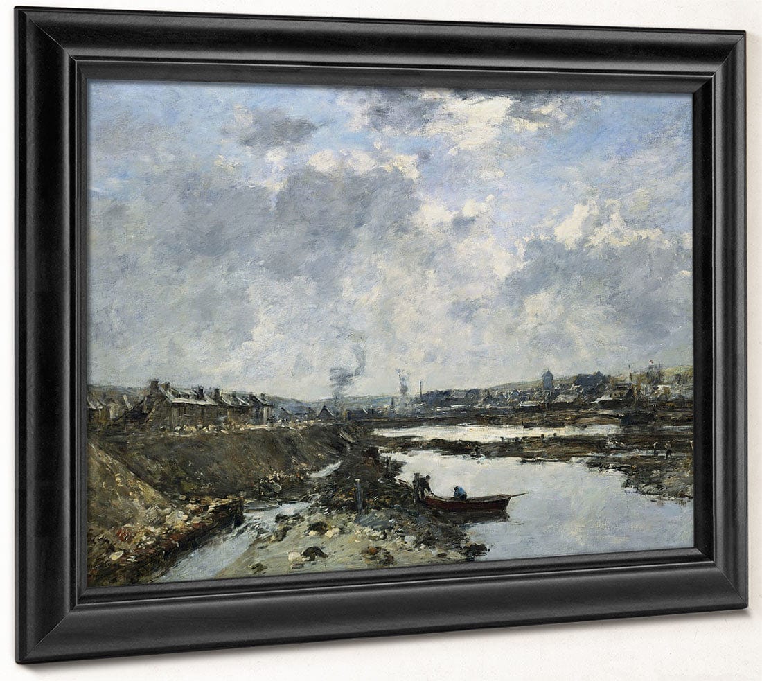 Fecamp, The Arriere Port In Construction By Eugene Boudin - Image 6