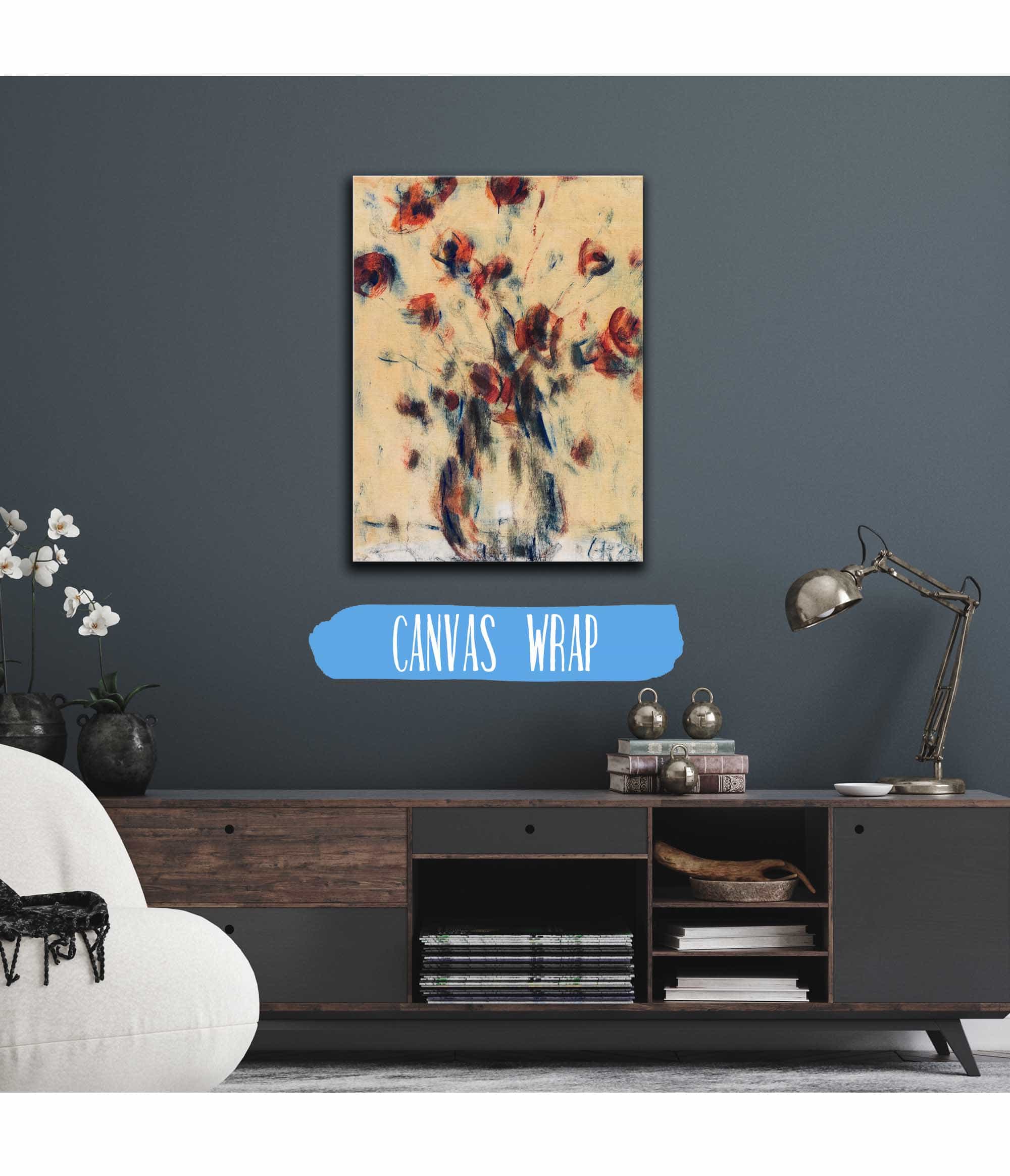 Feldmohn In Blauer Vase by Christian Rohlfs - Image 3