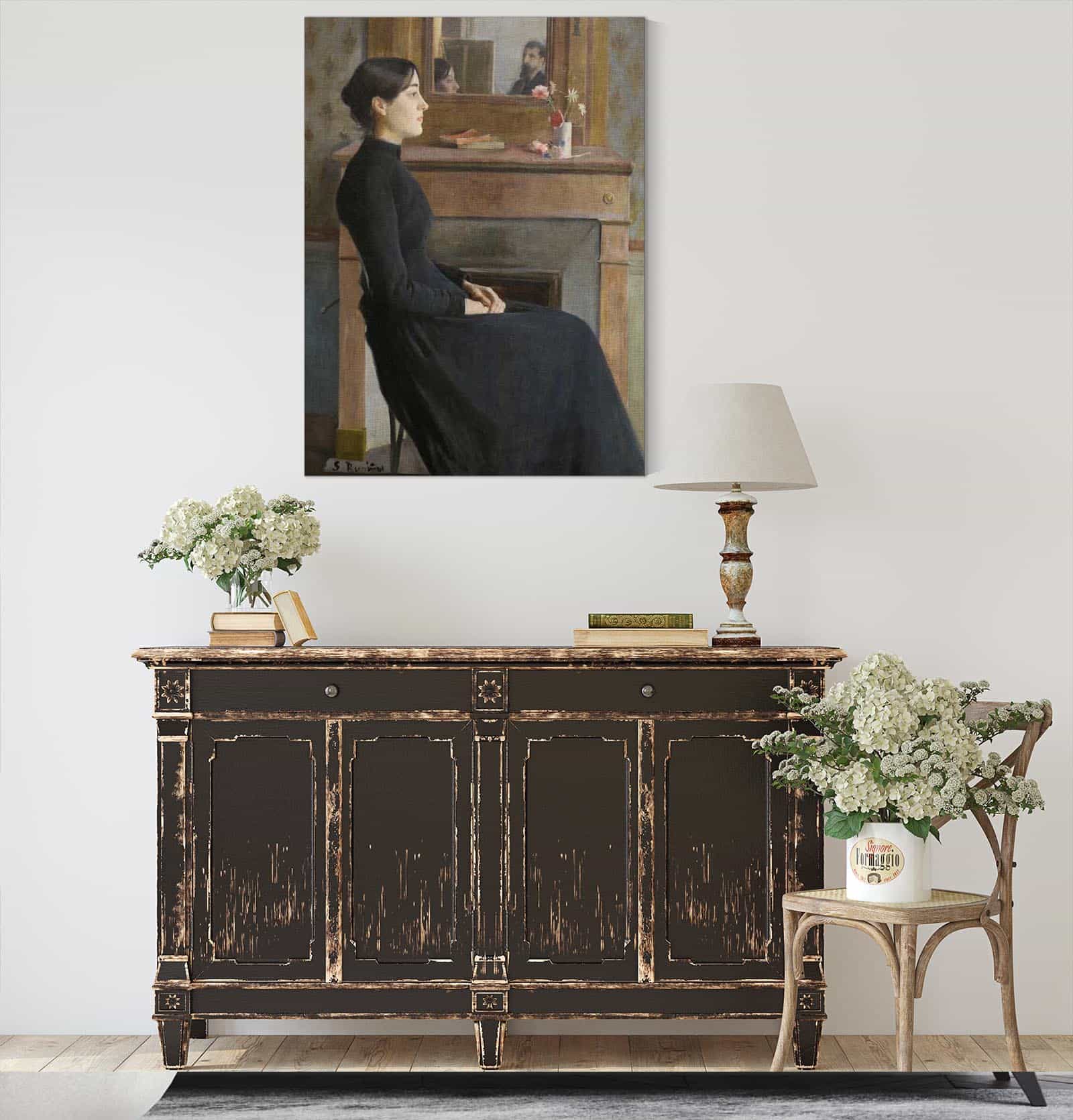 Female Figure by Santiago Rusinol - Image 4