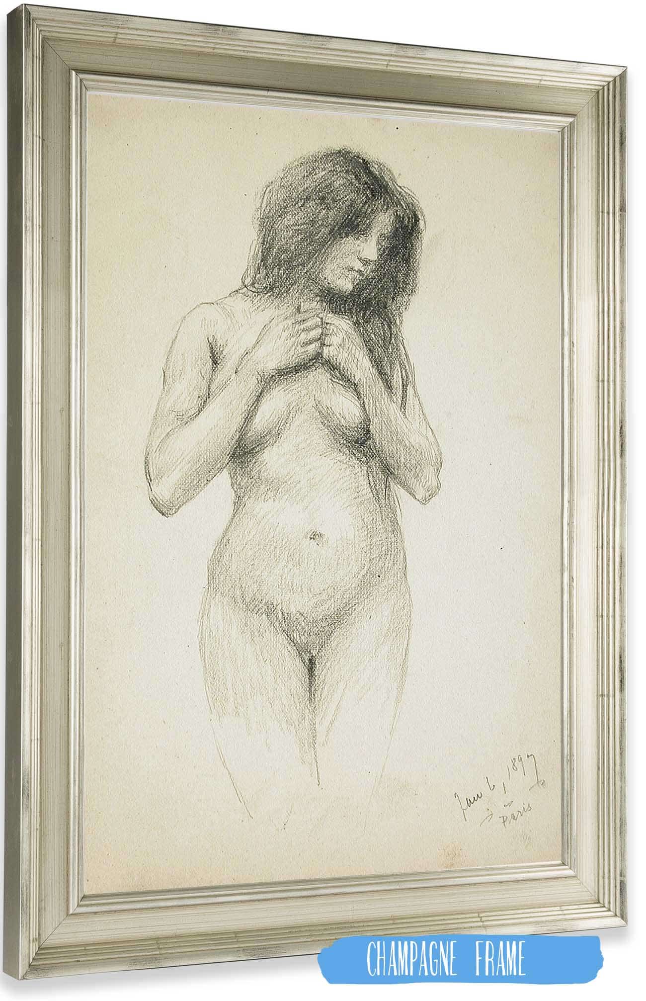 Female Nude by Frank Duveneck