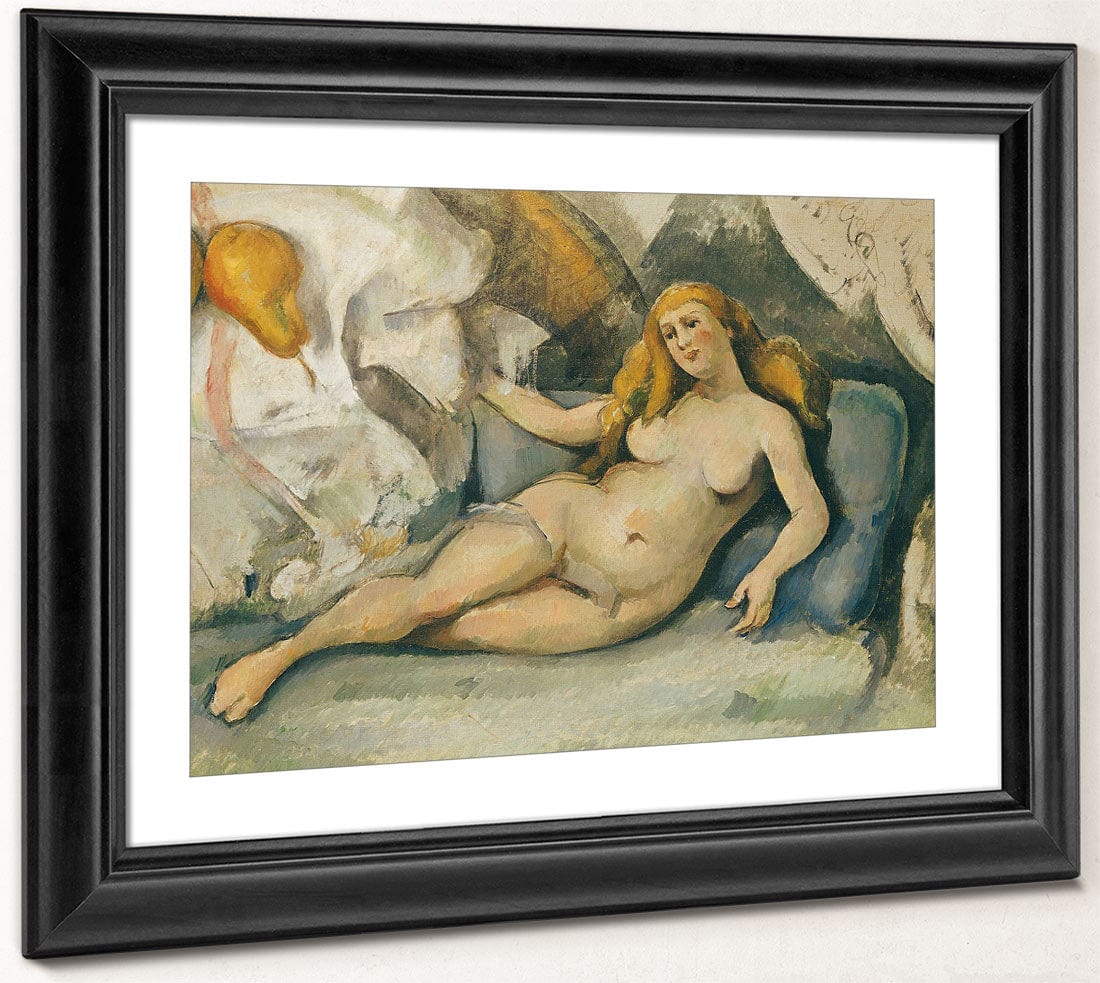 Female Nude On A Sofa By Paul Cezanne - Image 4