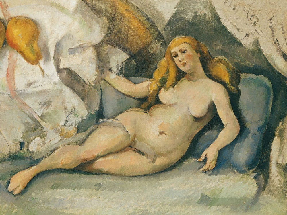 Female Nude On A Sofa By Paul Cezanne - Image 7