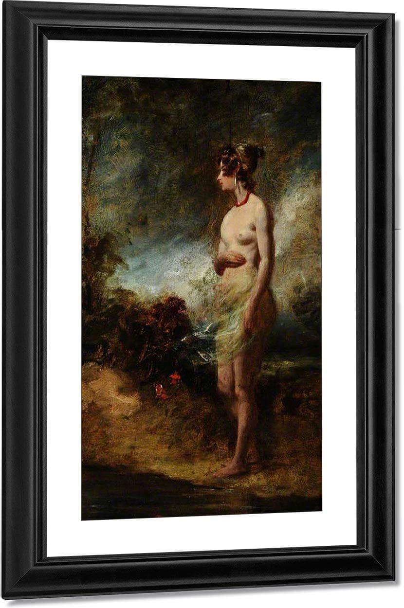 Female Nude Standing In The Open By William Etty - Image 3