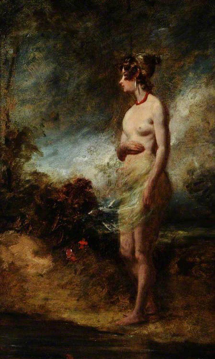 Female Nude Standing In The Open By William Etty - Image 6