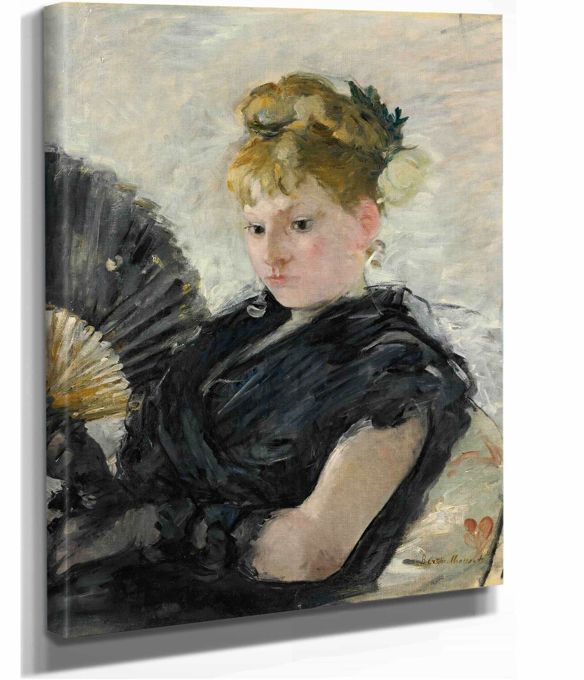 Femme A Leventail by Berthe Morisot - Image 2