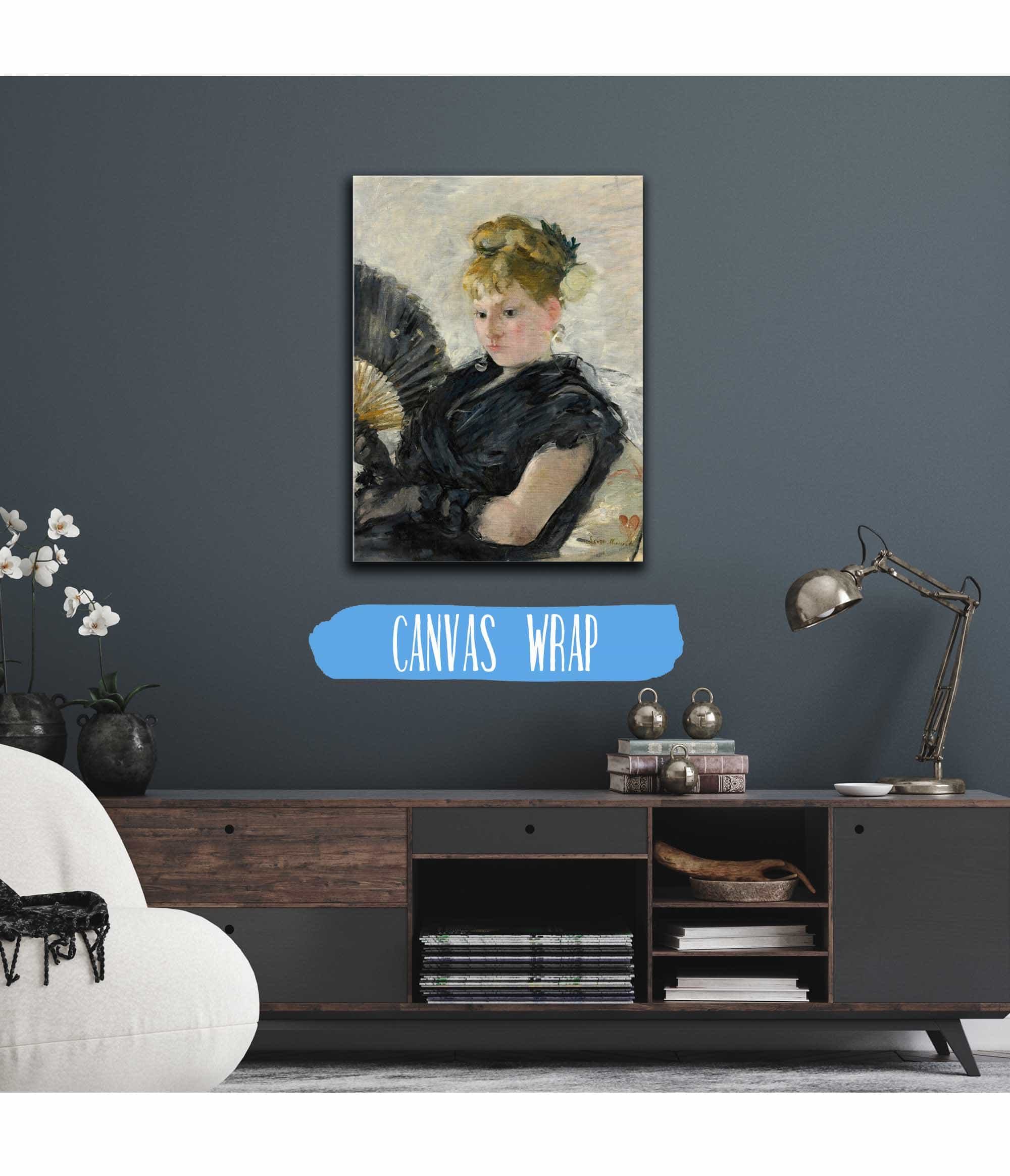 Femme A Leventail by Berthe Morisot - Image 3