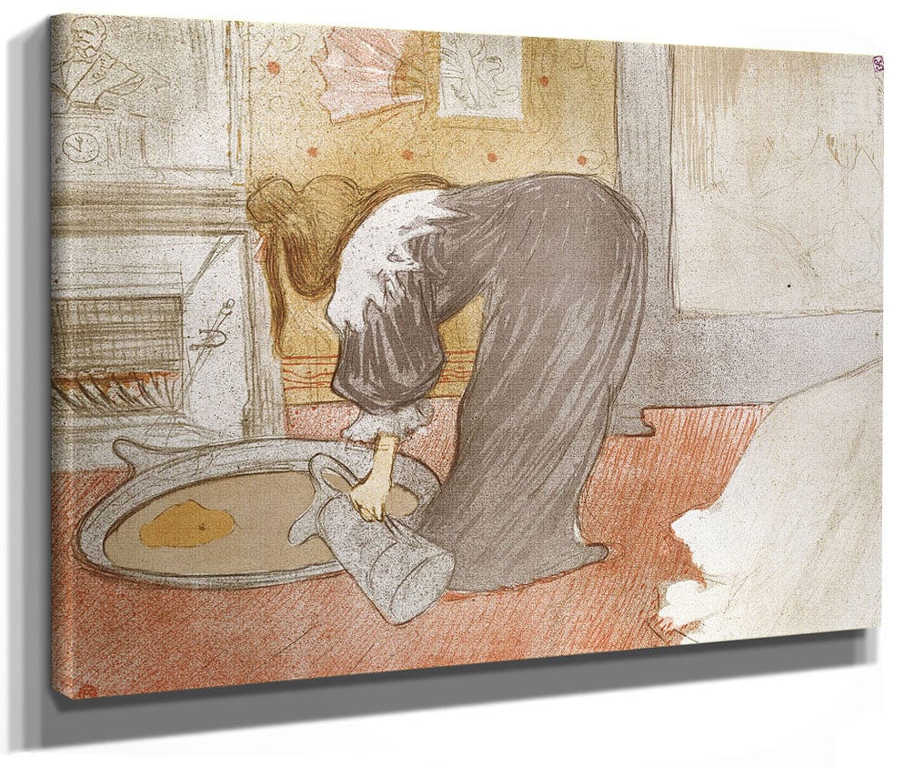 Femme Au Tu (Woman With Washtub) By Henri Marie Raymond De Toulouse Lautrec Monfa