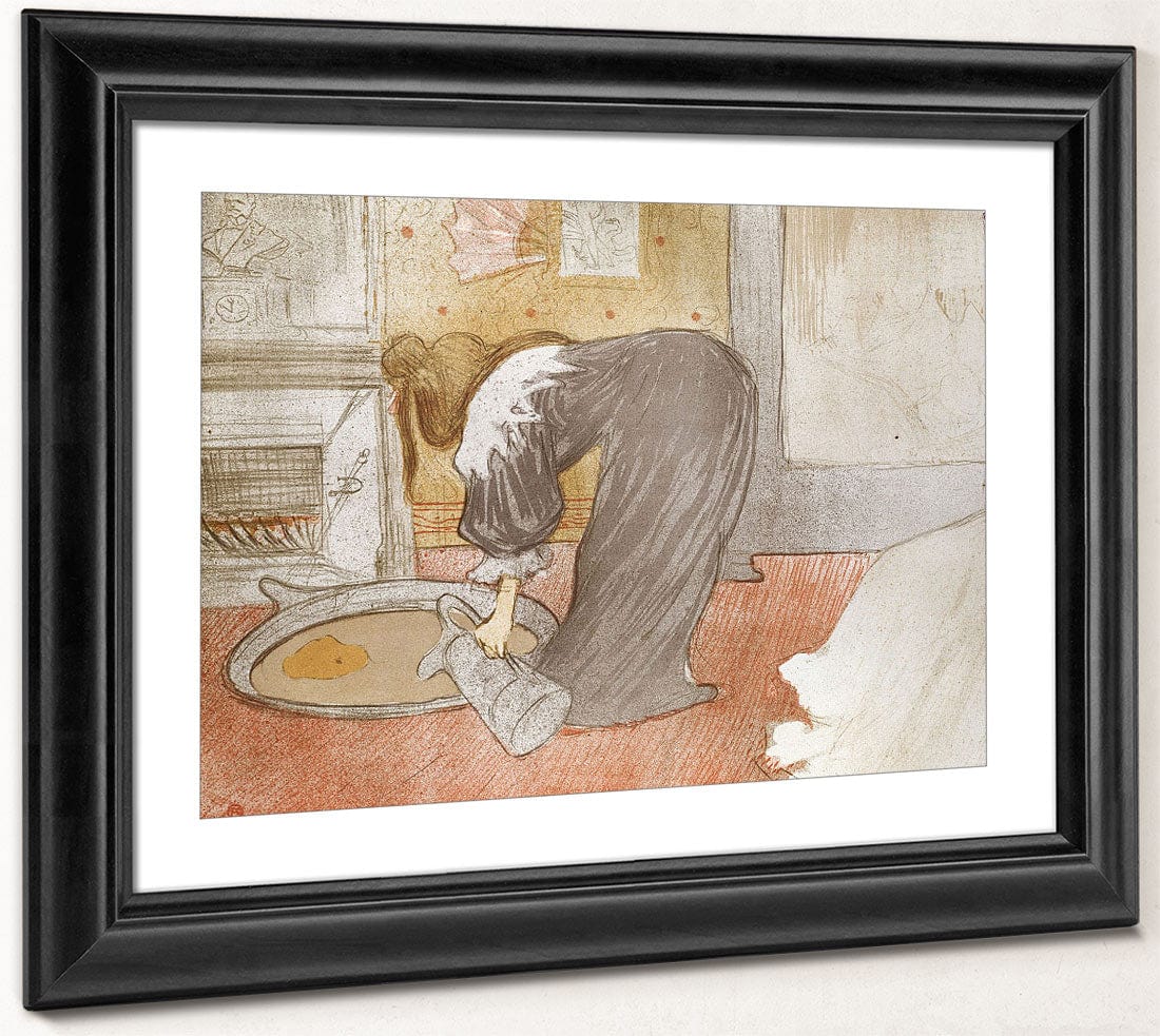 Femme Au Tu (Woman With Washtub) By Henri Marie Raymond De Toulouse Lautrec Monfa - Image 2