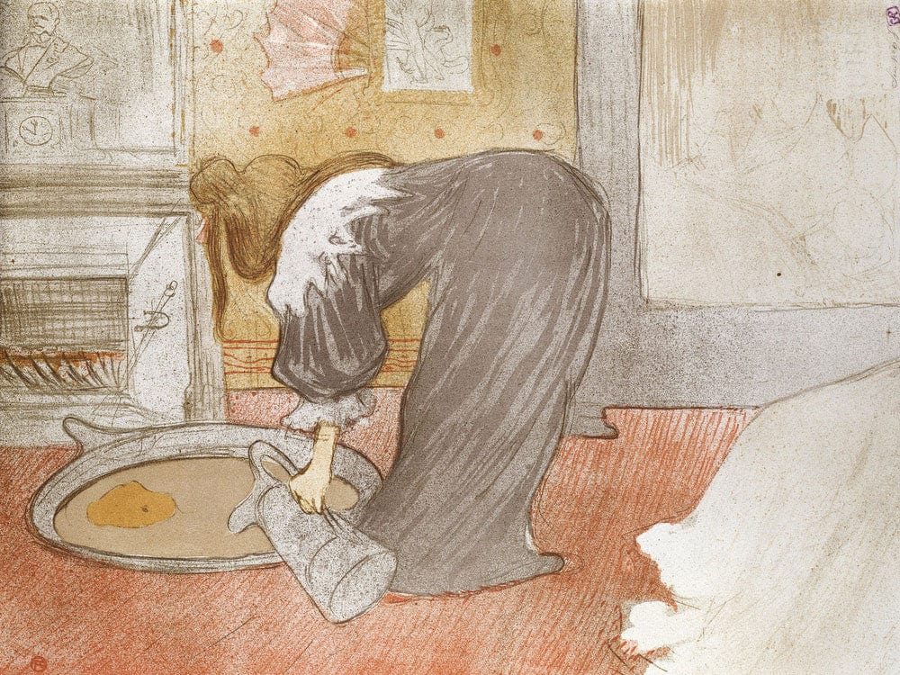 Femme Au Tu (Woman With Washtub) By Henri Marie Raymond De Toulouse Lautrec Monfa - Image 5