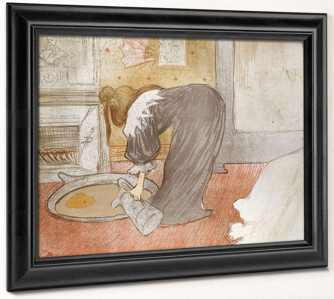 Femme Au Tu (Woman With Washtub) By Henri Marie Raymond De Toulouse Lautrec Monfa - Image 6