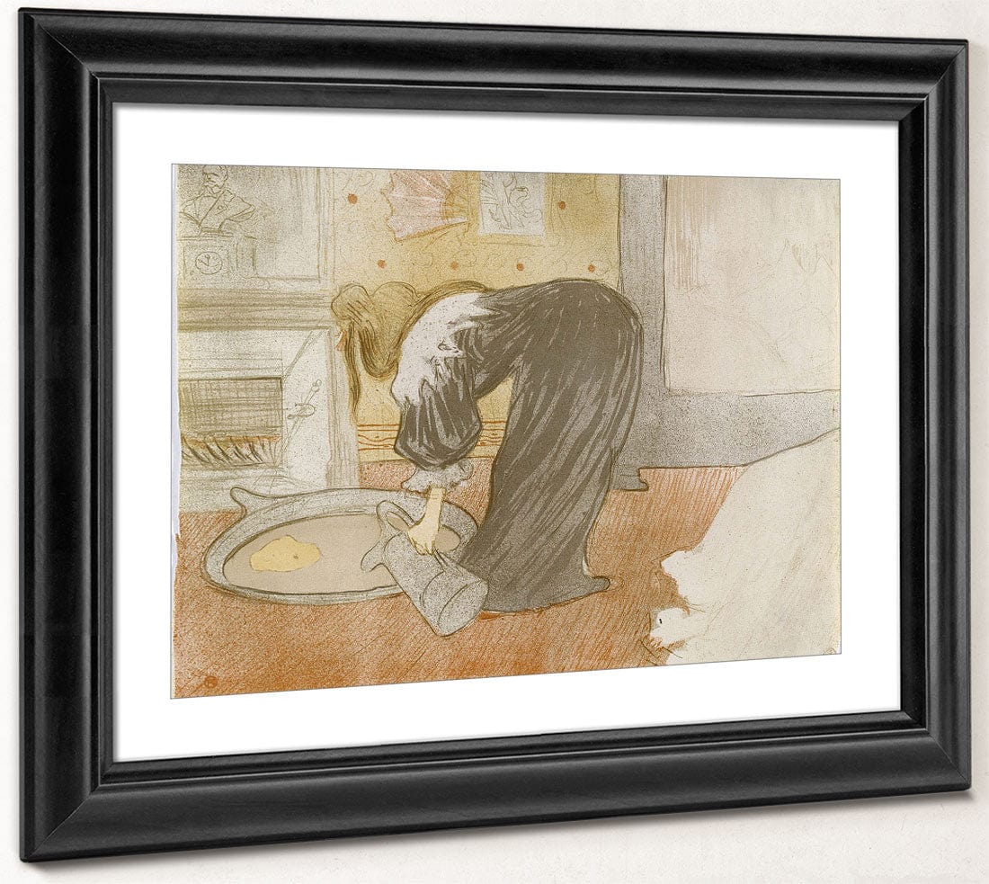Femme Au Tub (Woman In The Bath), From The Elles Series By Henri Marie Raymond De Toulouse Lautrec Monfa - Image 2