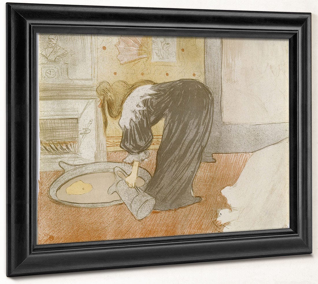 Femme Au Tub (Woman In The Bath), From The Elles Series By Henri Marie Raymond De Toulouse Lautrec Monfa - Image 6