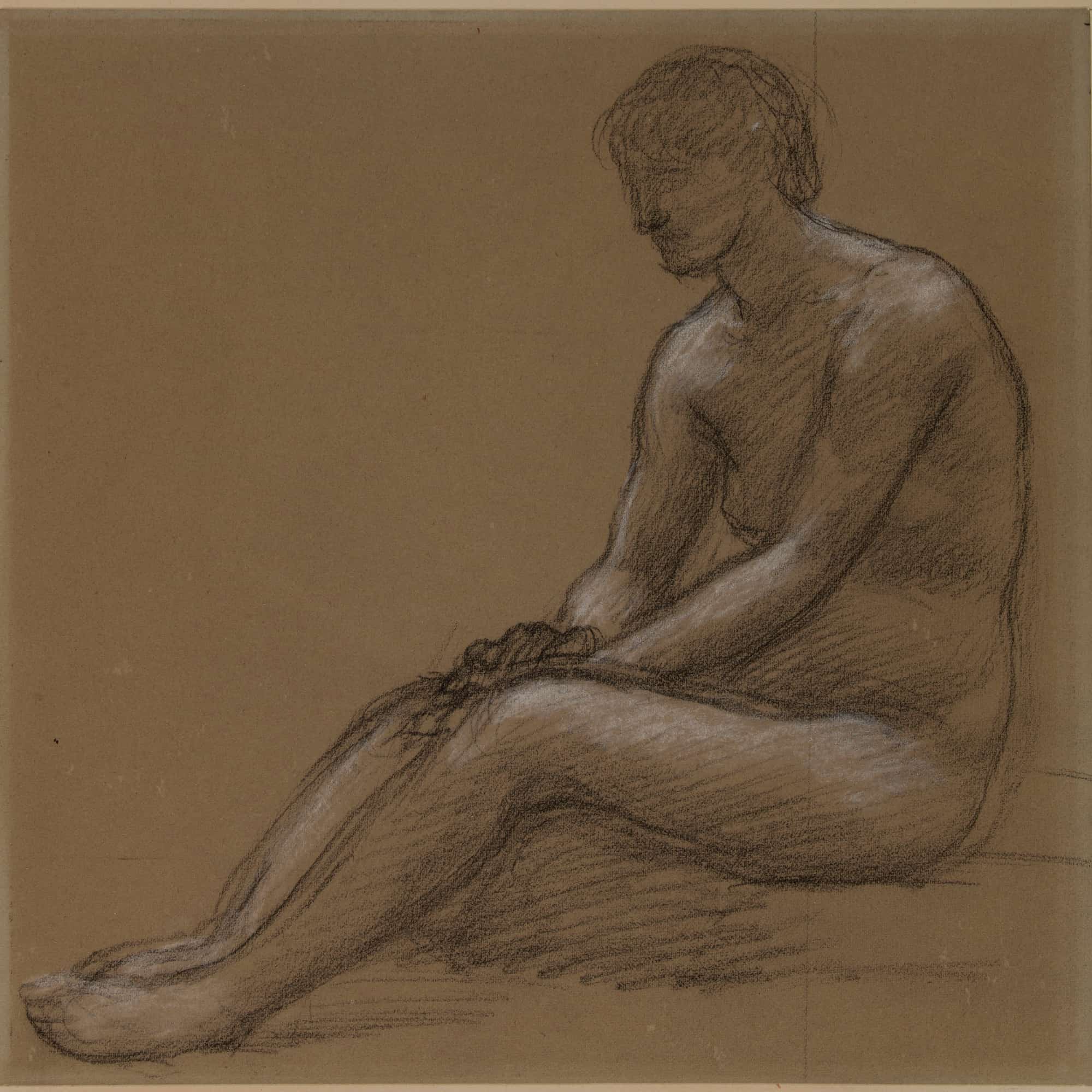 Femme Nue Assise by Pierre Puvis De Chavannes - Image 8