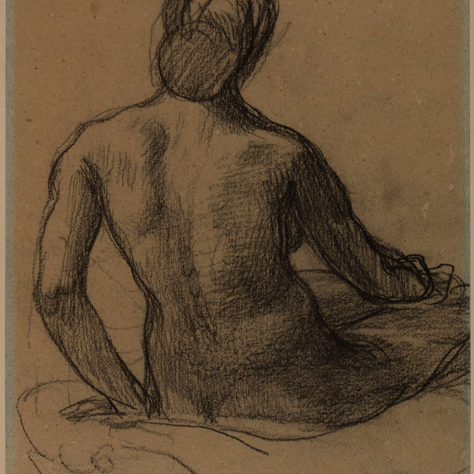 Femme Nue Assise De Dos by Pierre Puvis De Chavannes - Image 5