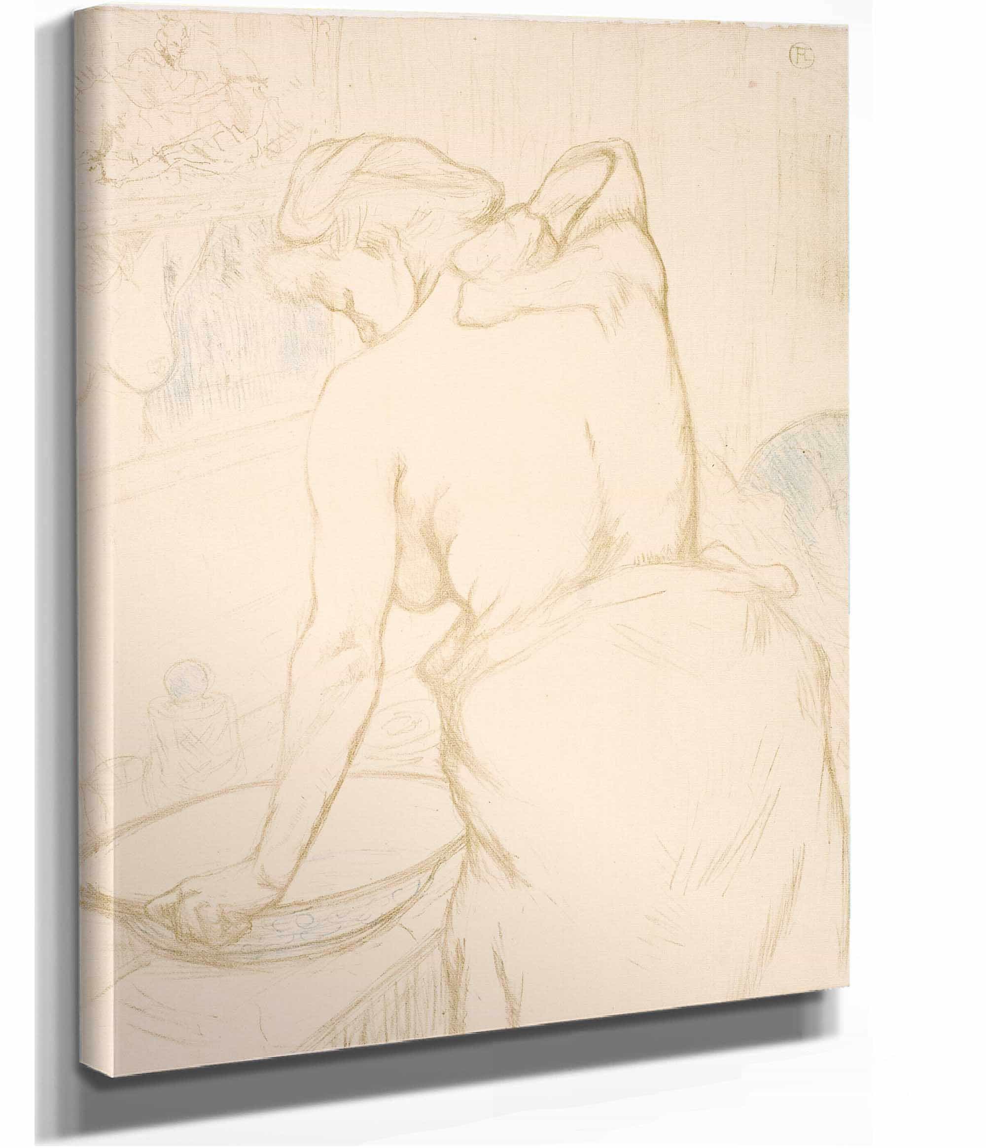 Femme Qui Se Lave La Toilette by Henri De Toulouse Lautrec - Image 2