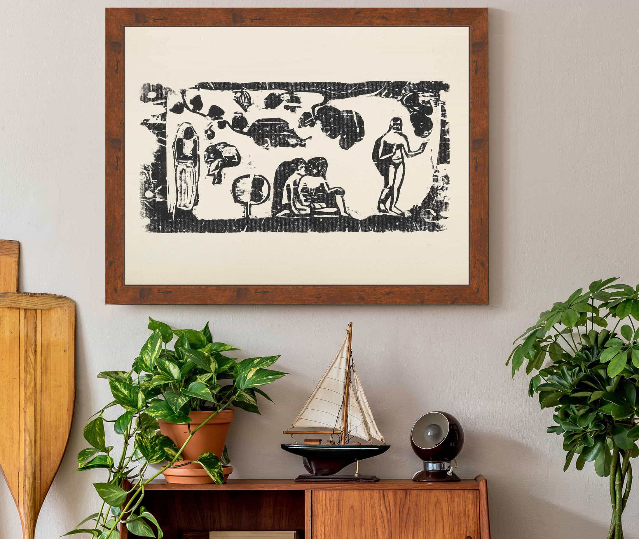 Femmes Animaux Et Feuillages by Paul Gauguin - Image 3