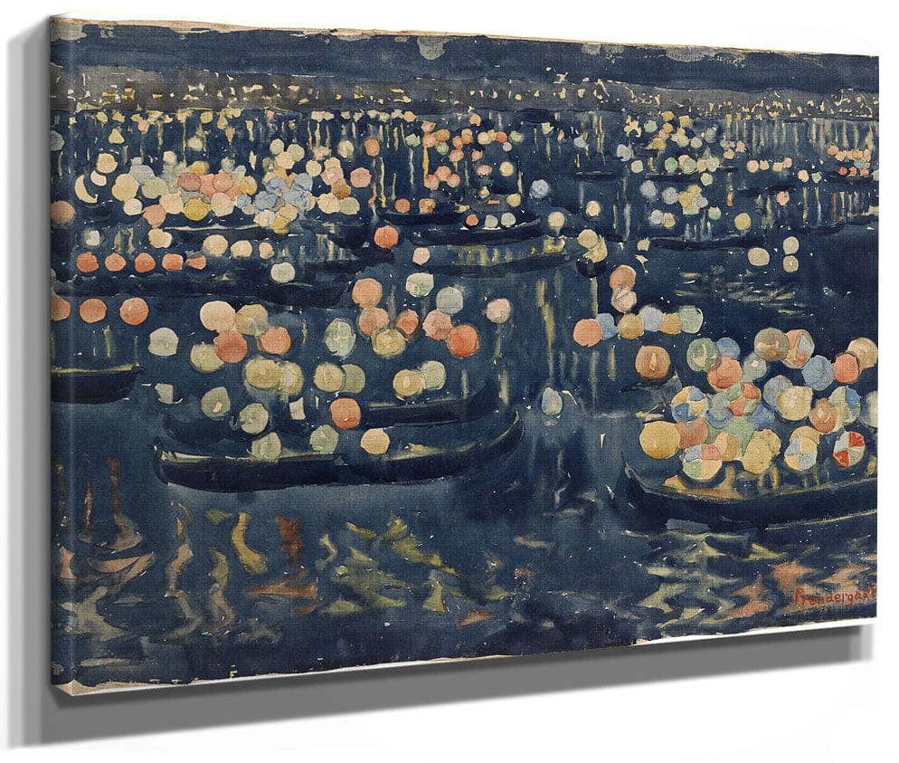 Festa Del Redentore By Maurice Brazil Prendergast