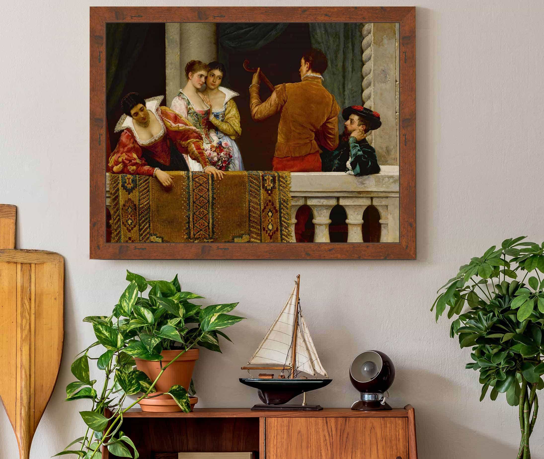 Festival Day Venice by Eugen Von Blaas - Image 3