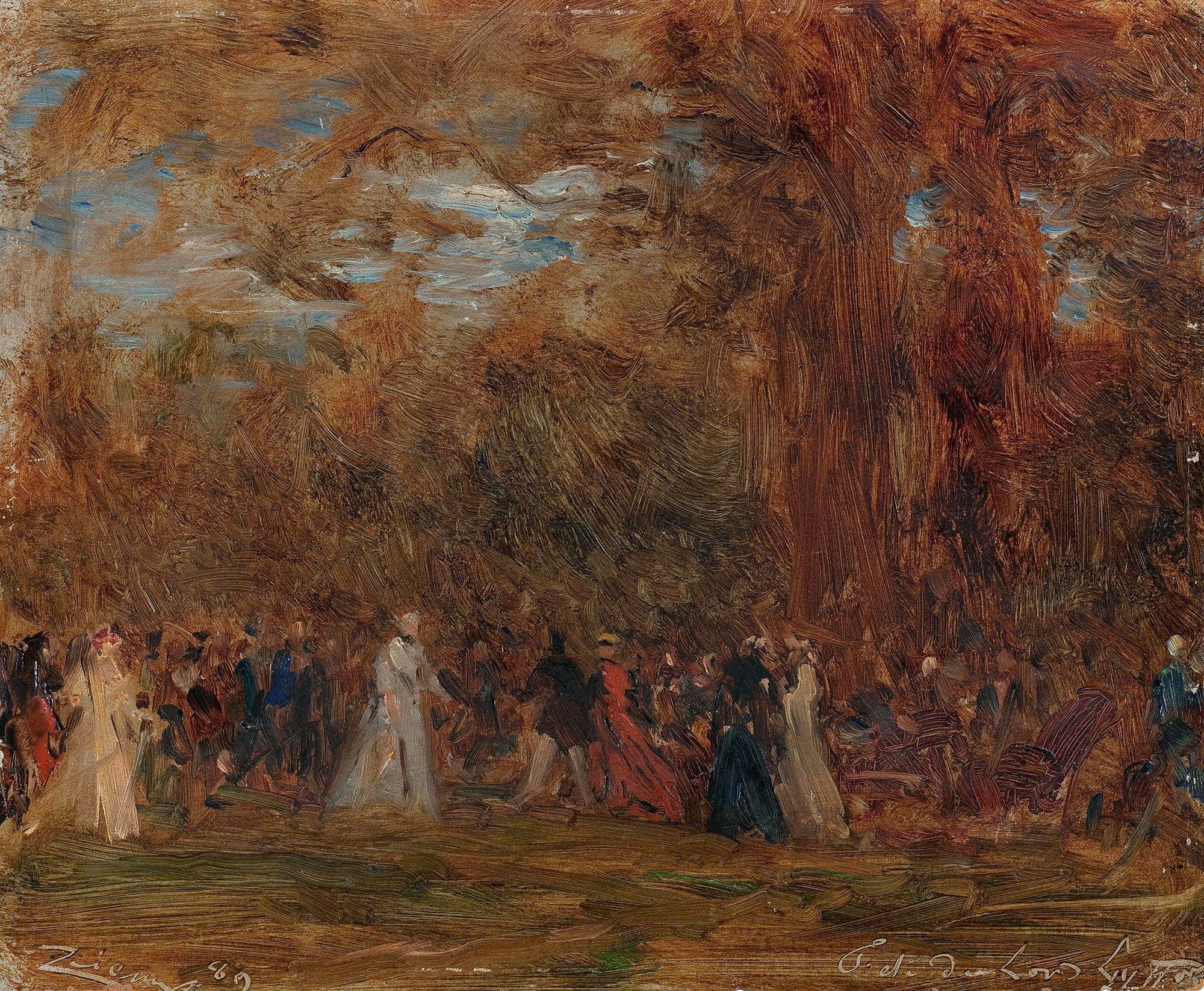 Fete A Lambassade Dangleterre A Paris by Felix Ziem - Image 2