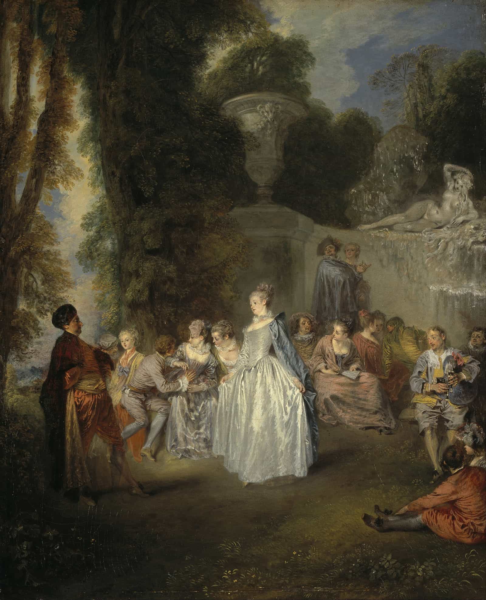 Fetes Venitiennes by Jean Antoine Watteau