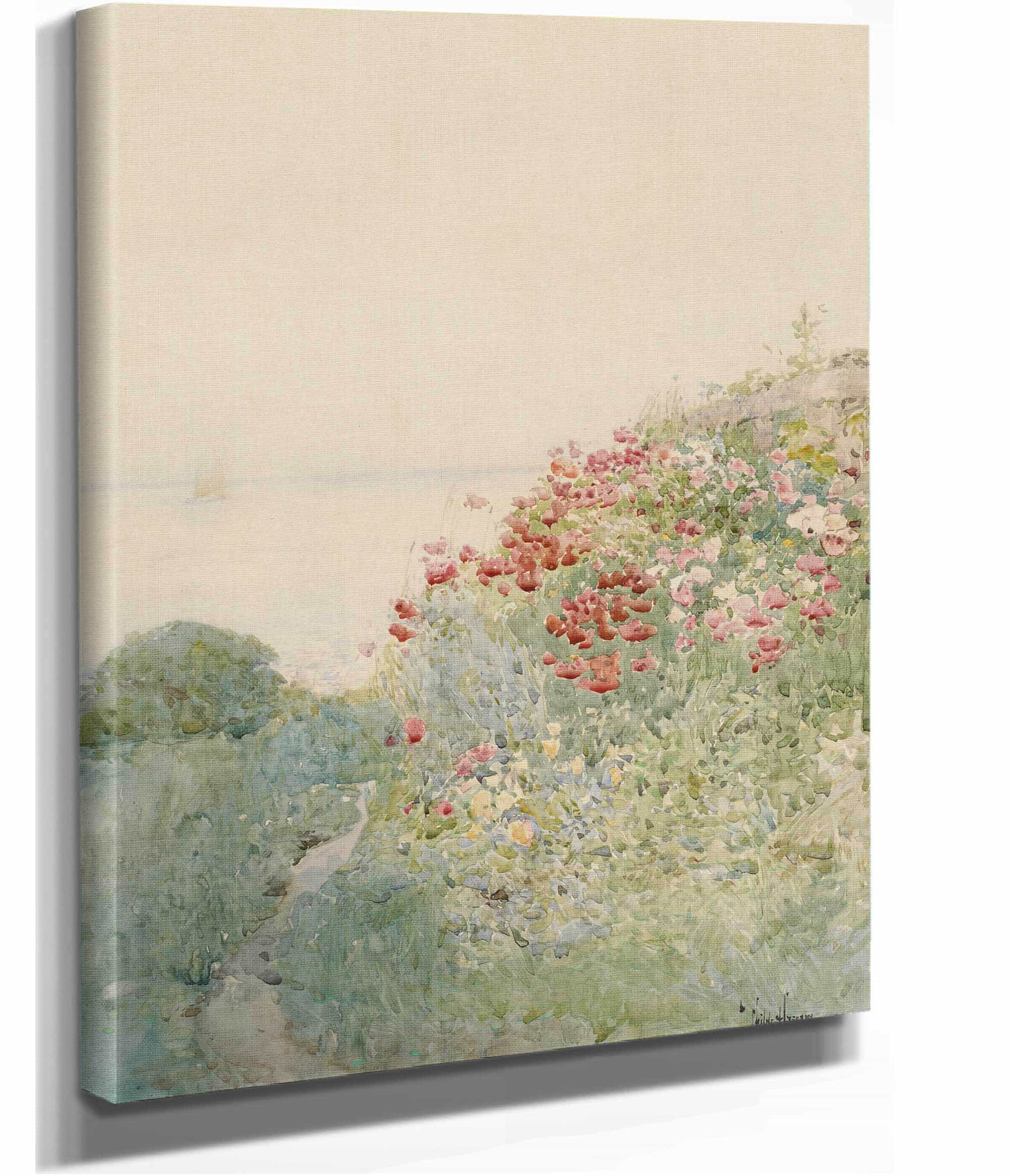Field Of Poppies Isles Of Shoals by Childe Hassam - Image 2