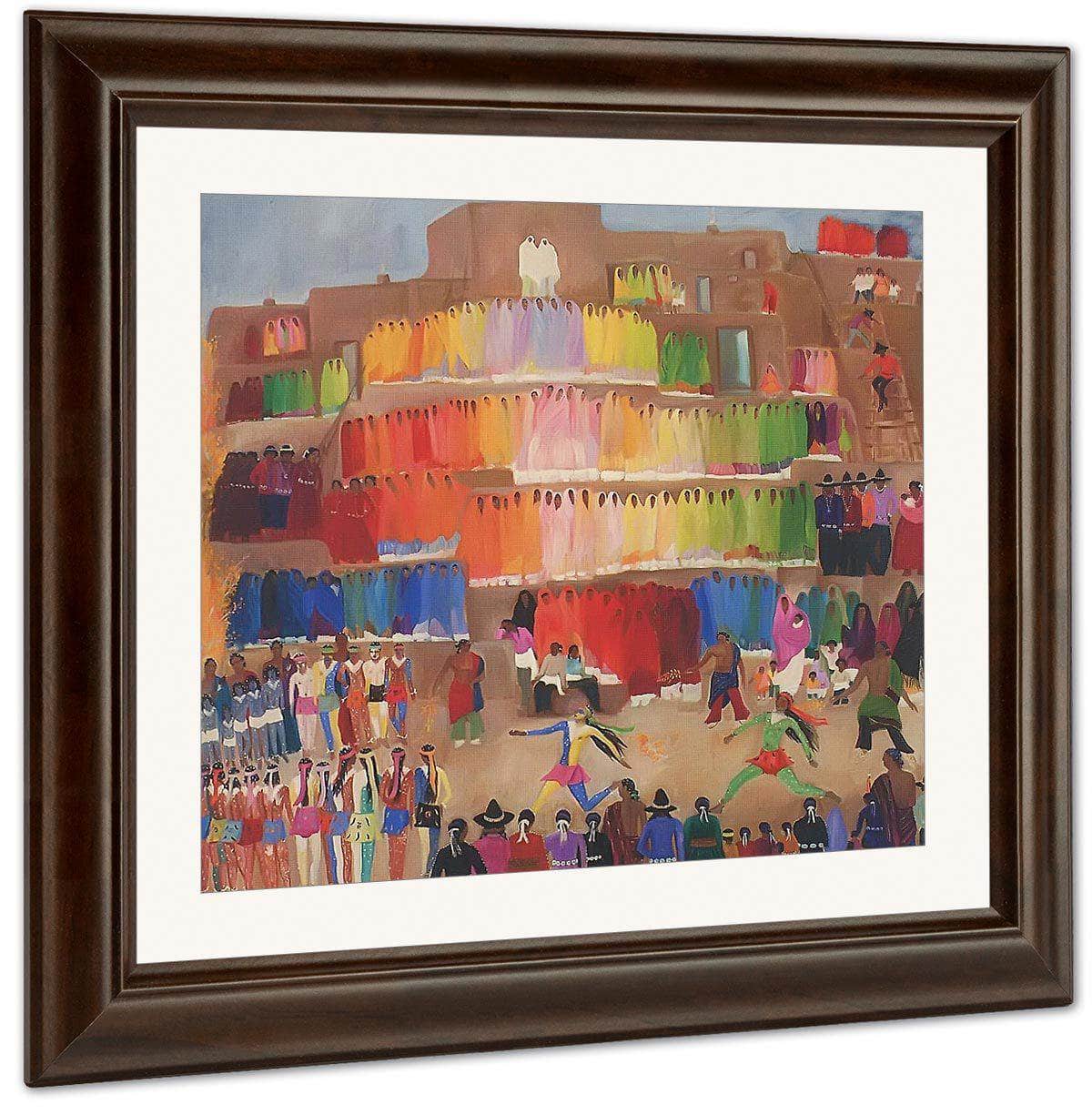 Fiesta Of The Foot Races By Dorothy Brett - Image 3