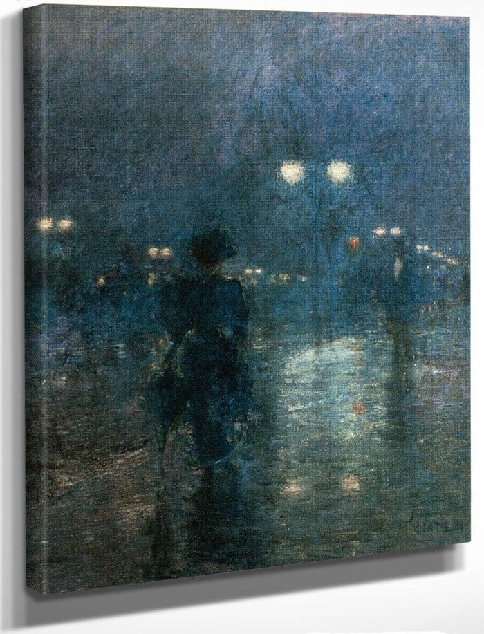 Fifth Avenue Nocturne By Childe Hassam