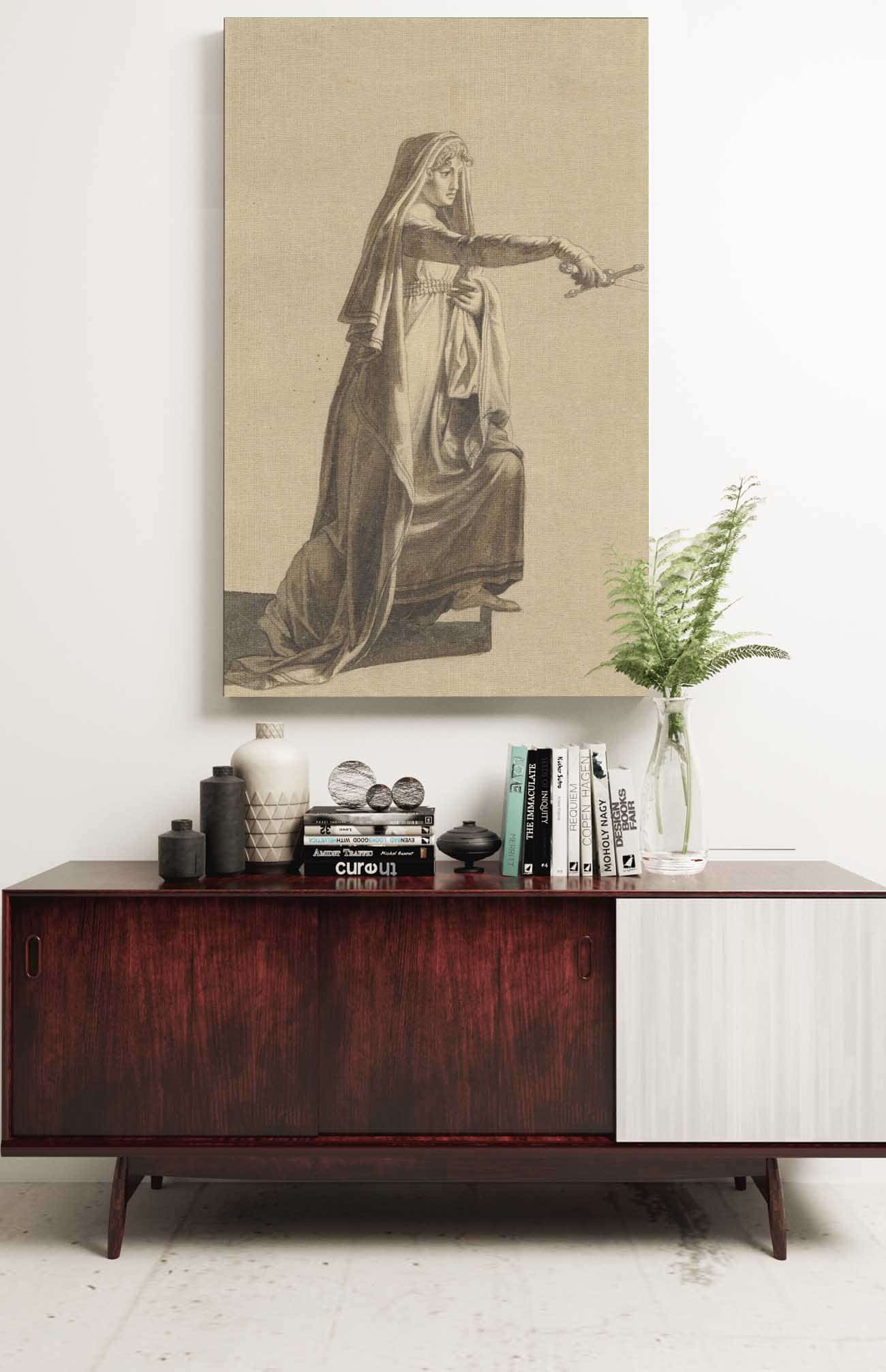 Figur Fra Oehlenschlagers Hakon Jarl by Christoffer Wilhelm Eckersberg - Image 2