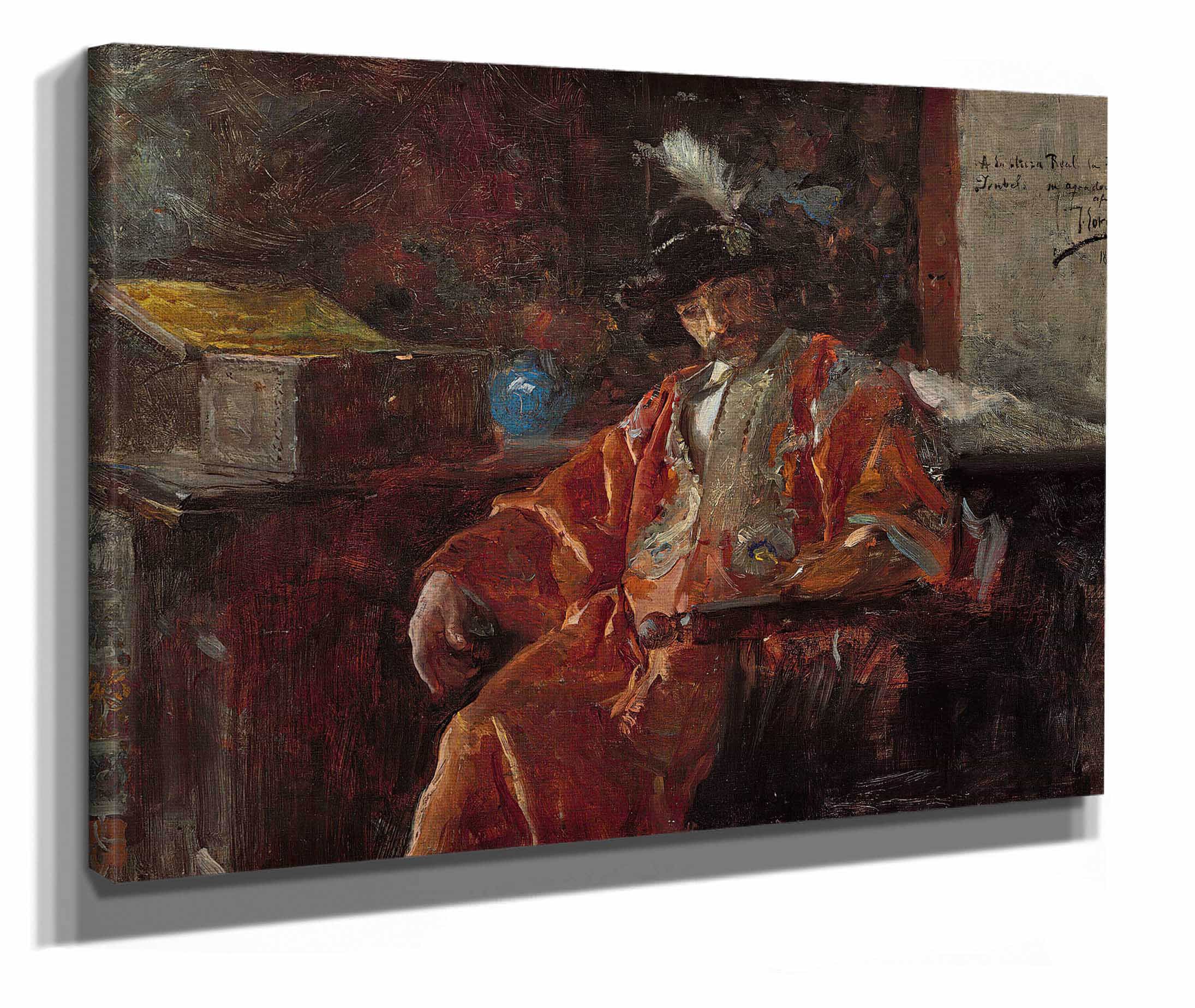 Figura De Un Mercader Figure Of A Merchant by Joaquin Sorolla - Image 2