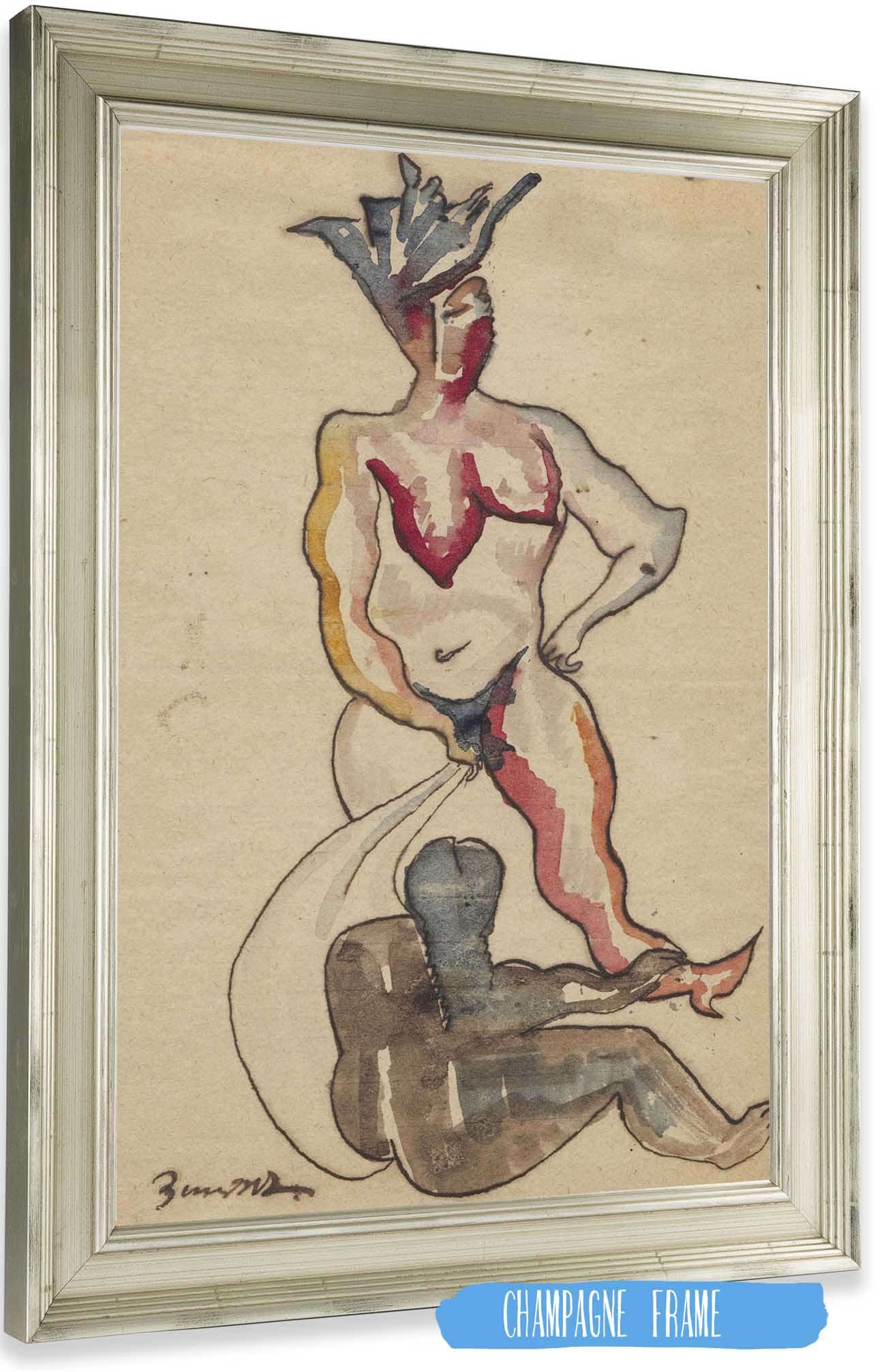 Figural Composition by Zygmunt Waliszewski