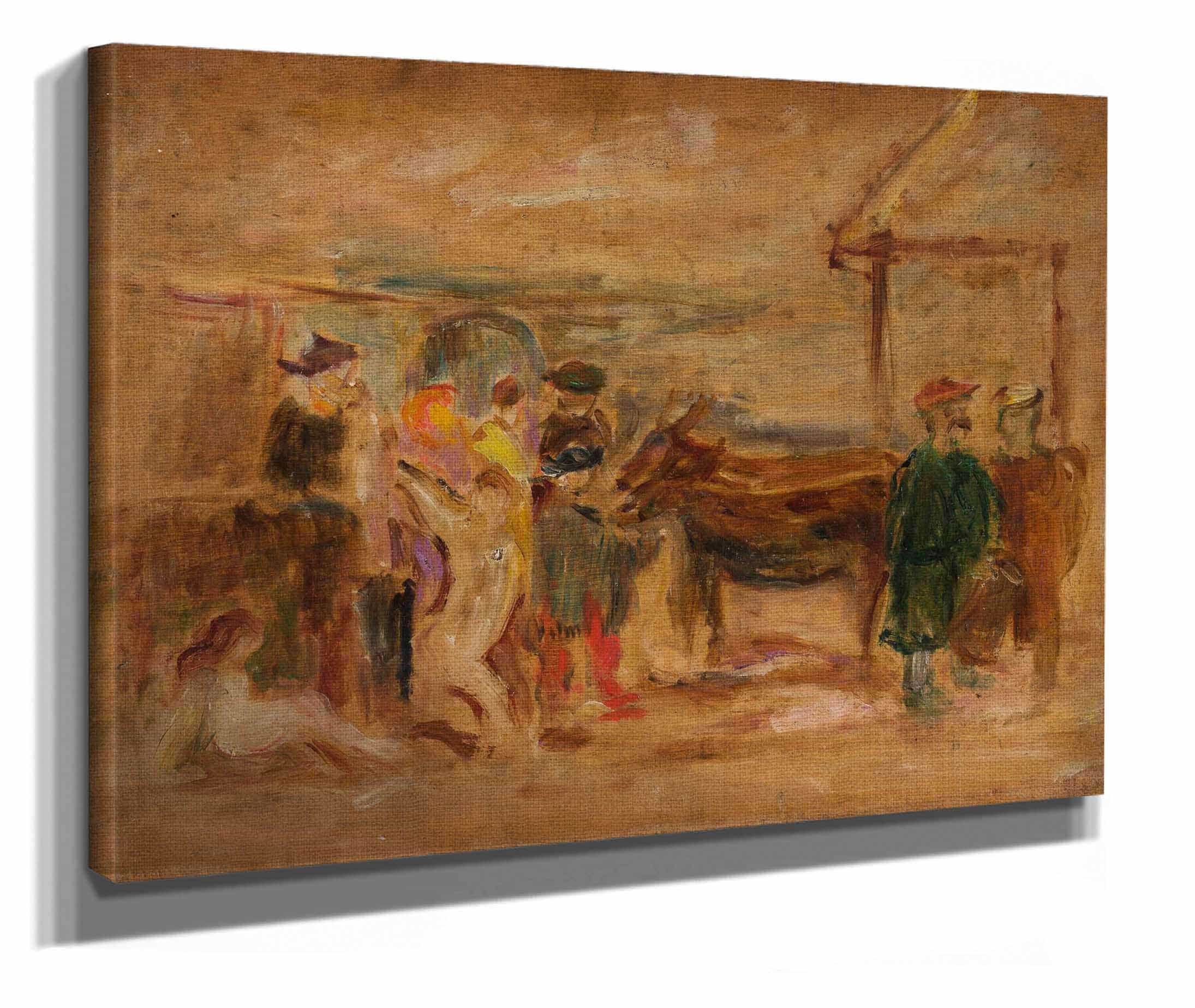 Figural Scene With Donkeys by Tadeusz Makowski - Image 2