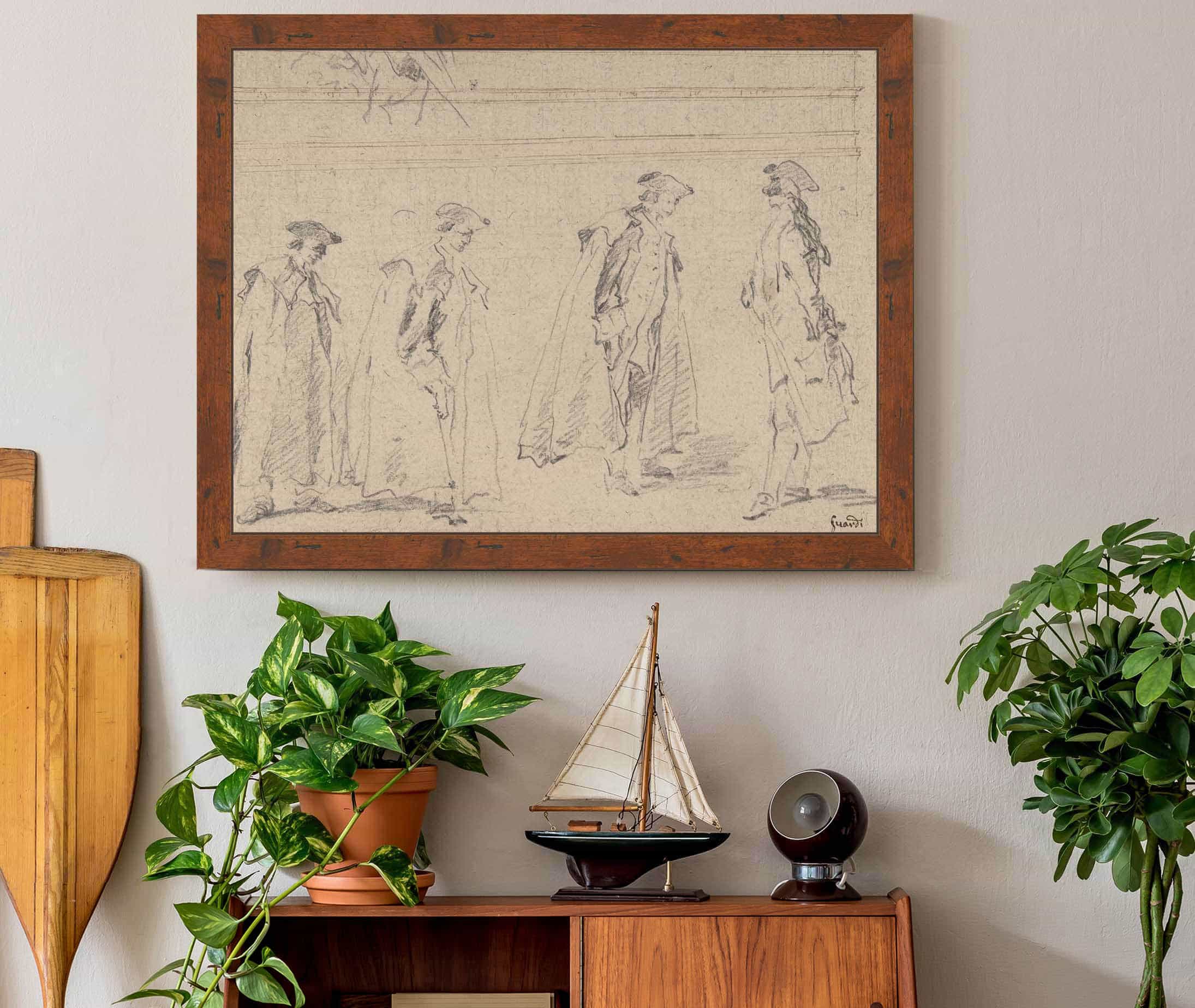 Figure Studies by Francesco Guardi - Image 2