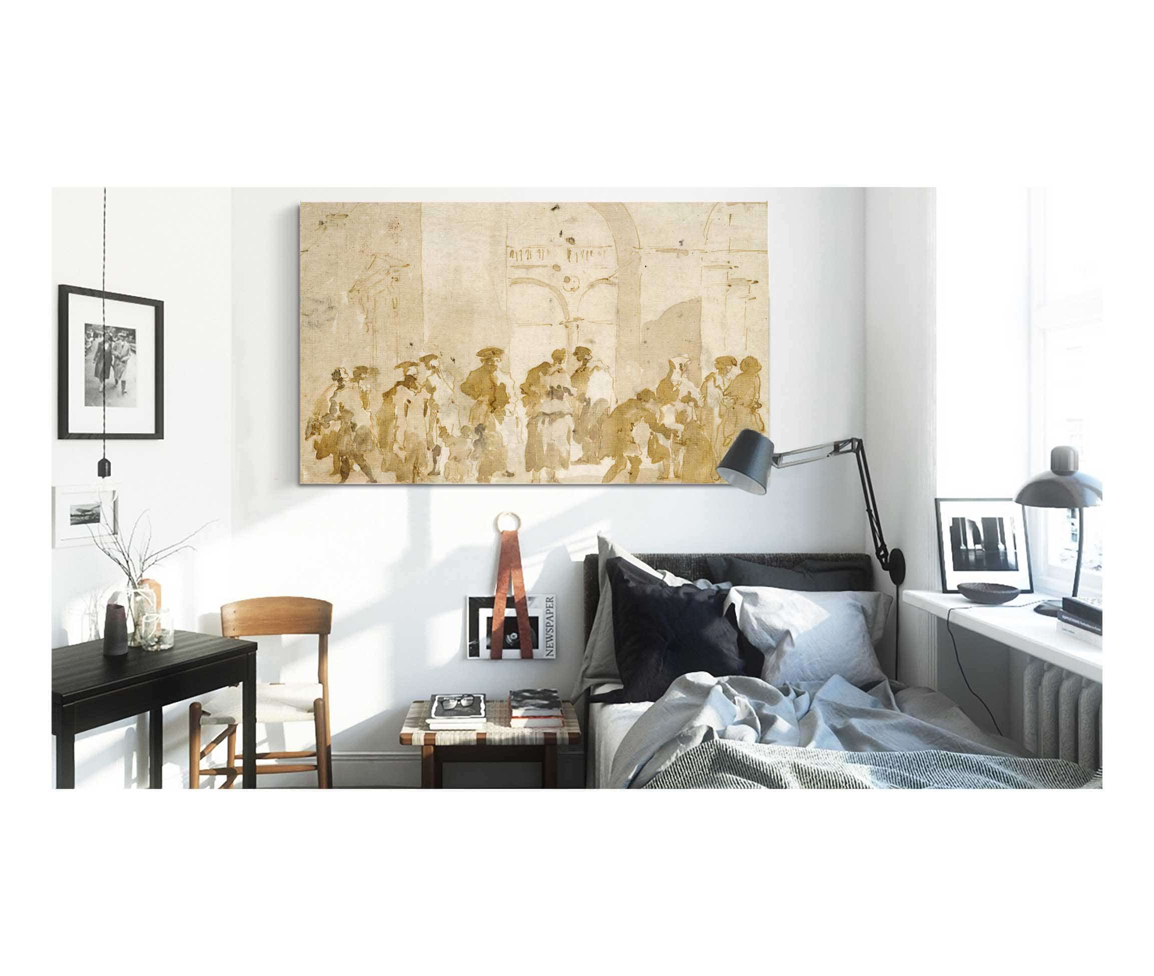 Figure Studies by Francesco Guardi - Image 6