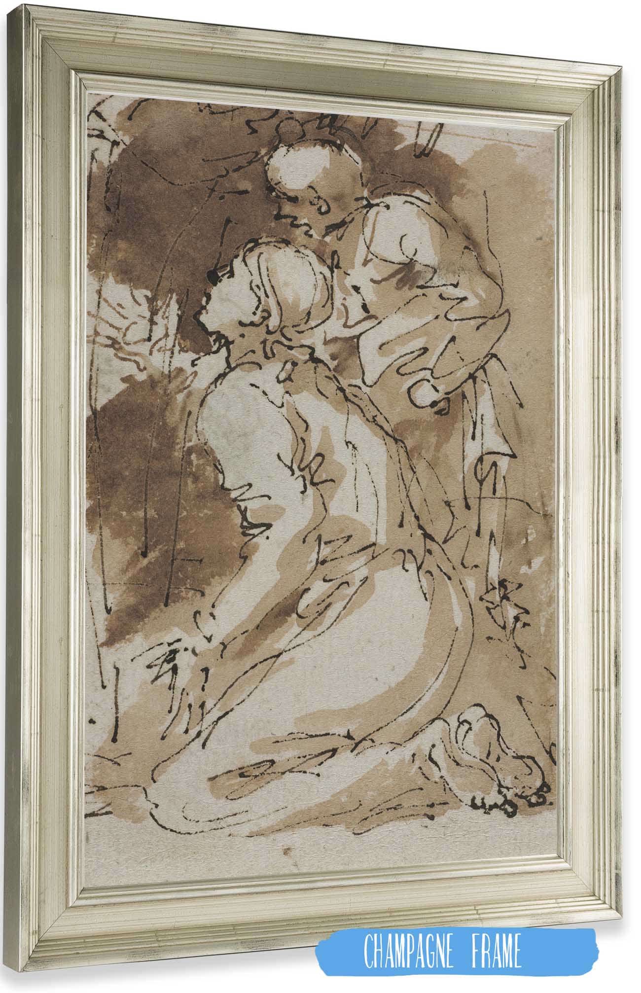 Figure Studies by Salvator Rosa